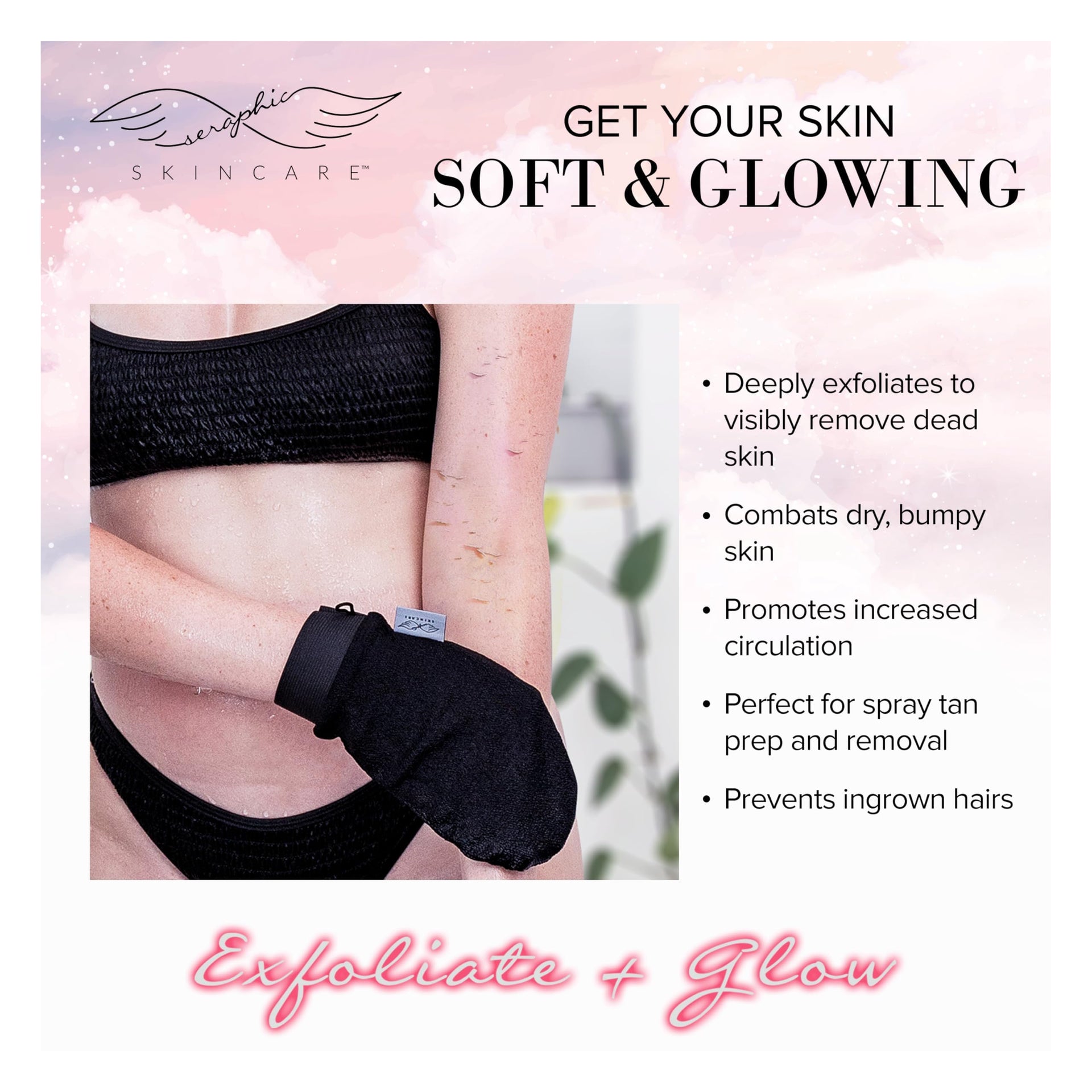 Original Premium Exfoliating Mitt for Body 2pc (2 Count)