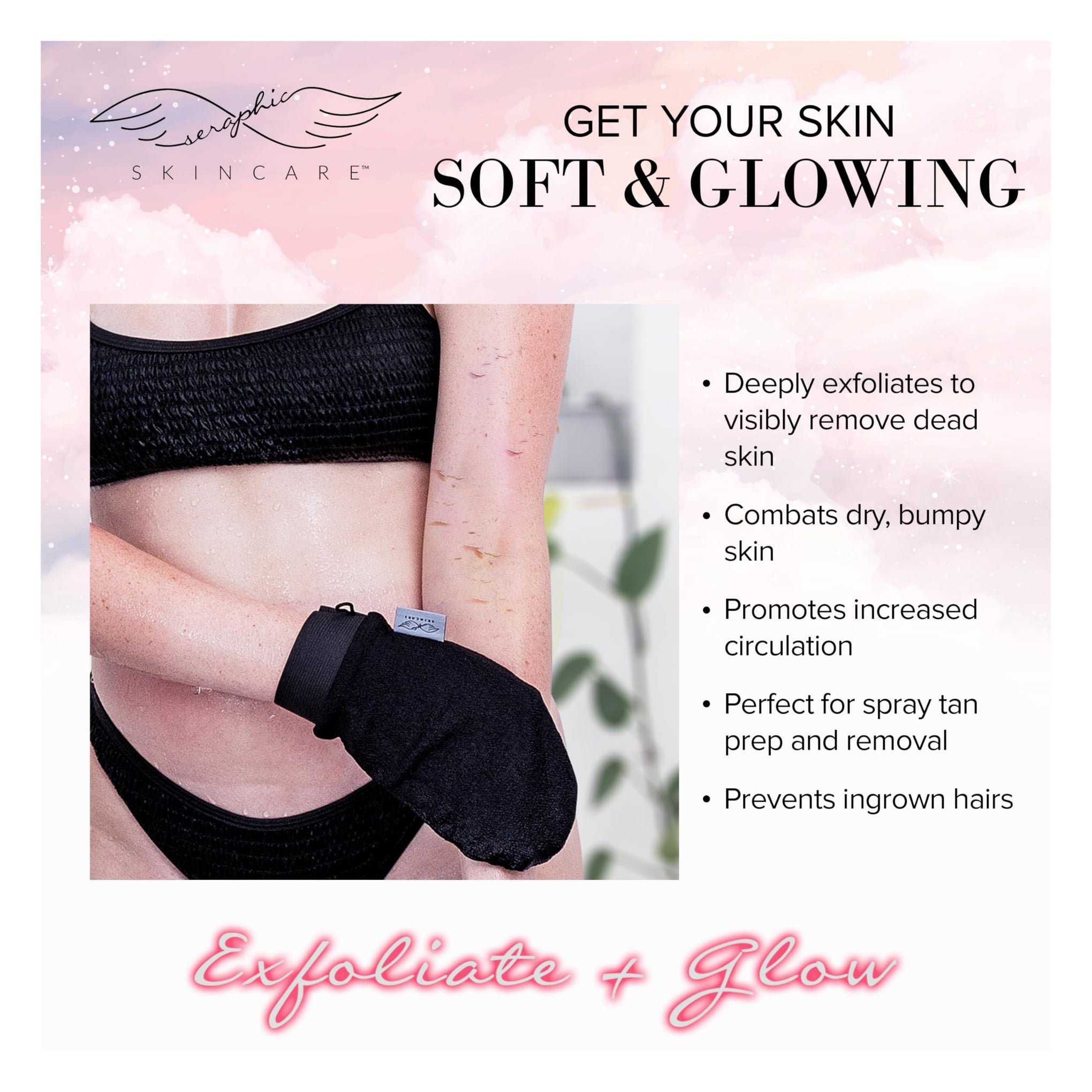 Original Premium Exfoliating Mitt for Body 2pc (2 Count)