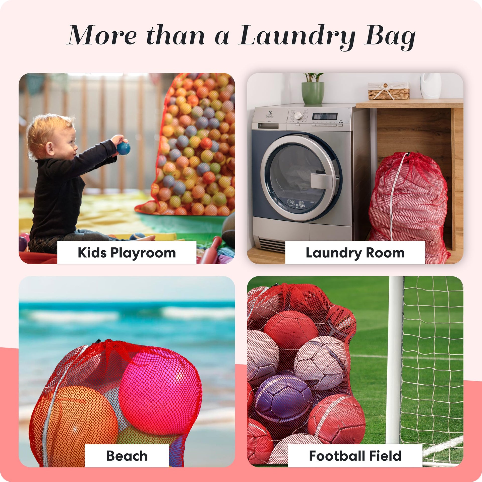 Mesh XL Laundry Bags 2 (2 Count)