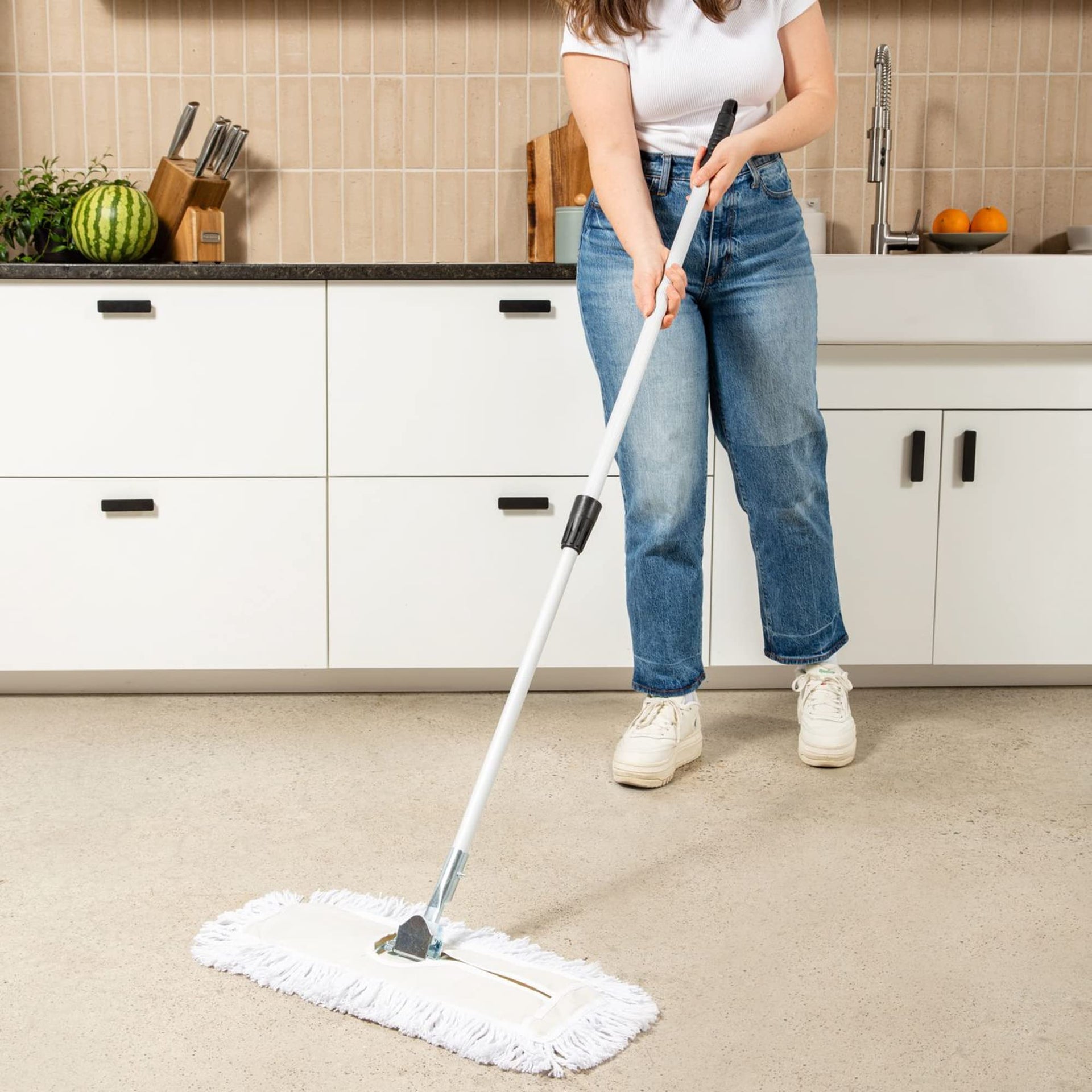 18 Inch Commercial Cotton Dust Mop & Floor Sweeper