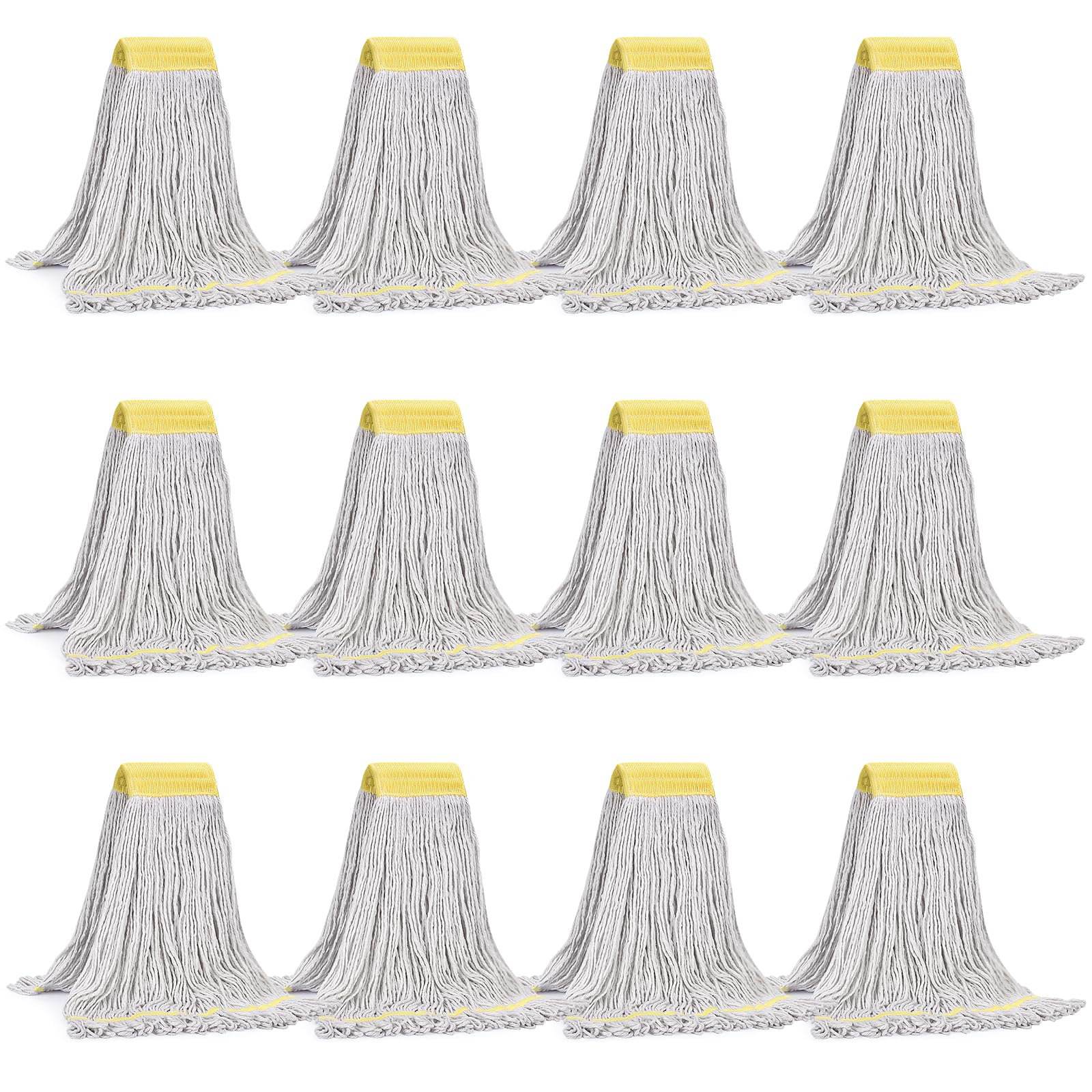 Matthew Cleaning Commercial Mop Head Replacement (12 Count)