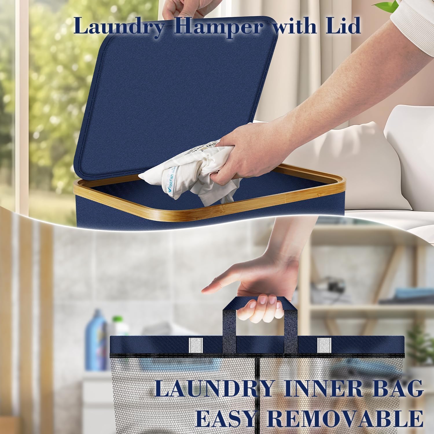 Laundry Hamper with Wheels