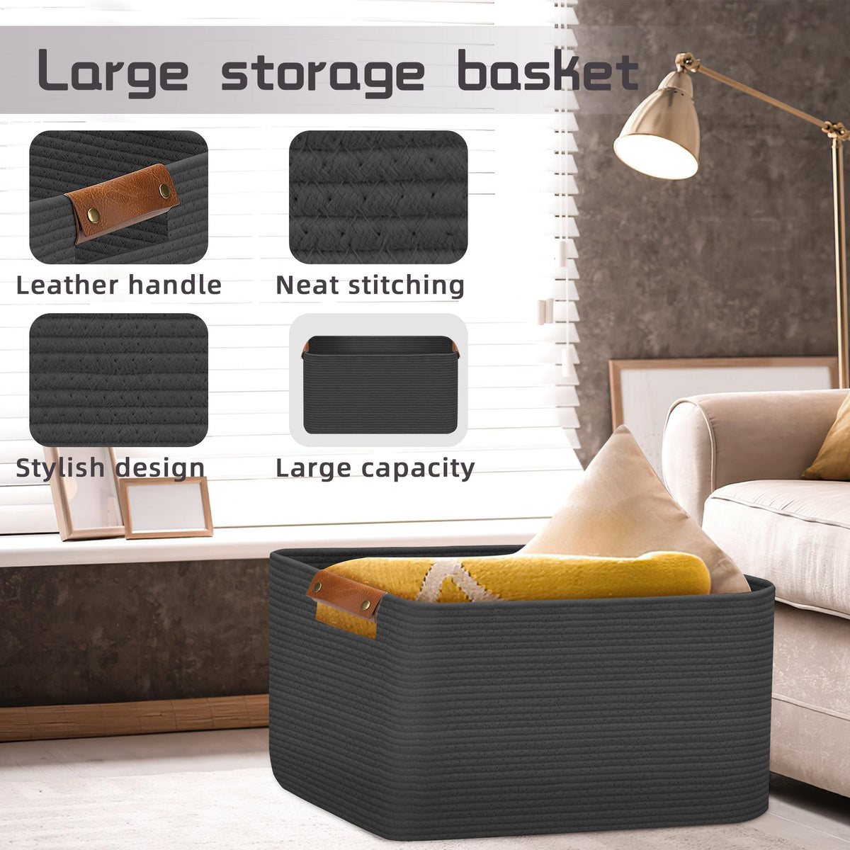 Large Collapsible Laundry Basket
