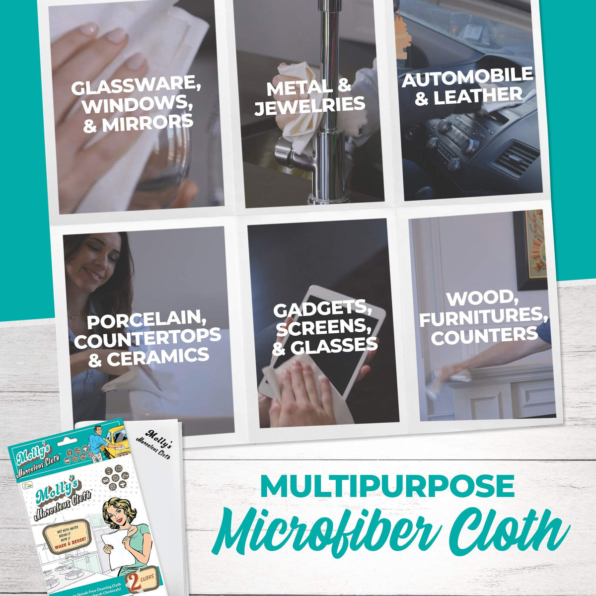 Molly's Marvelous Cloth (2 Count)