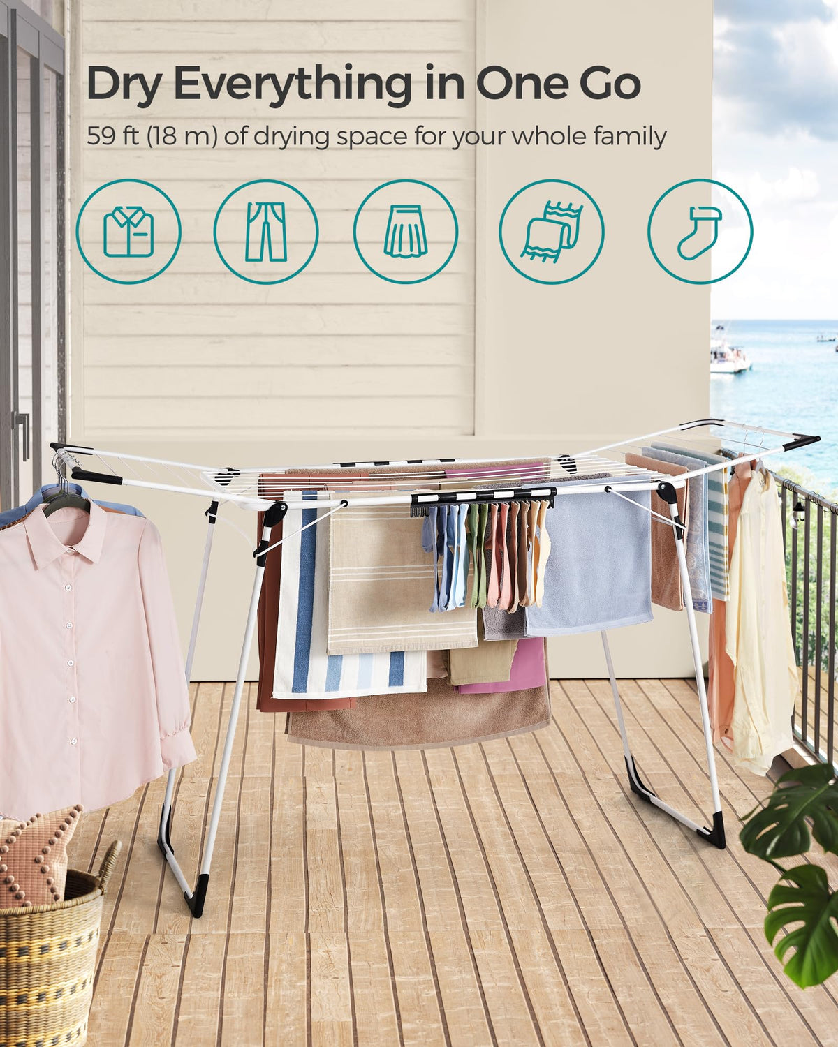 Clothes Drying Rack Foldable