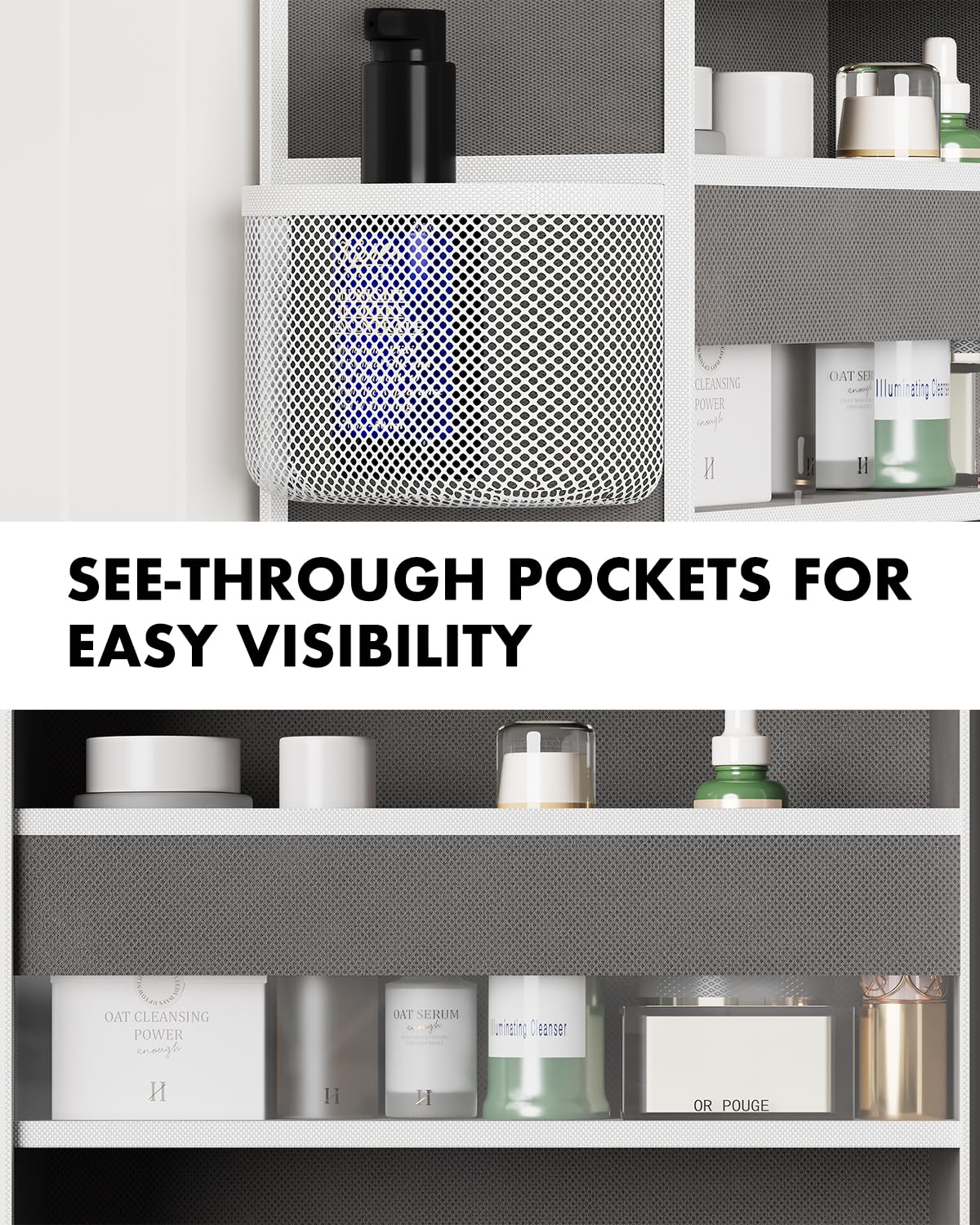 2 Pack Over The Door Organizer Hanging 6