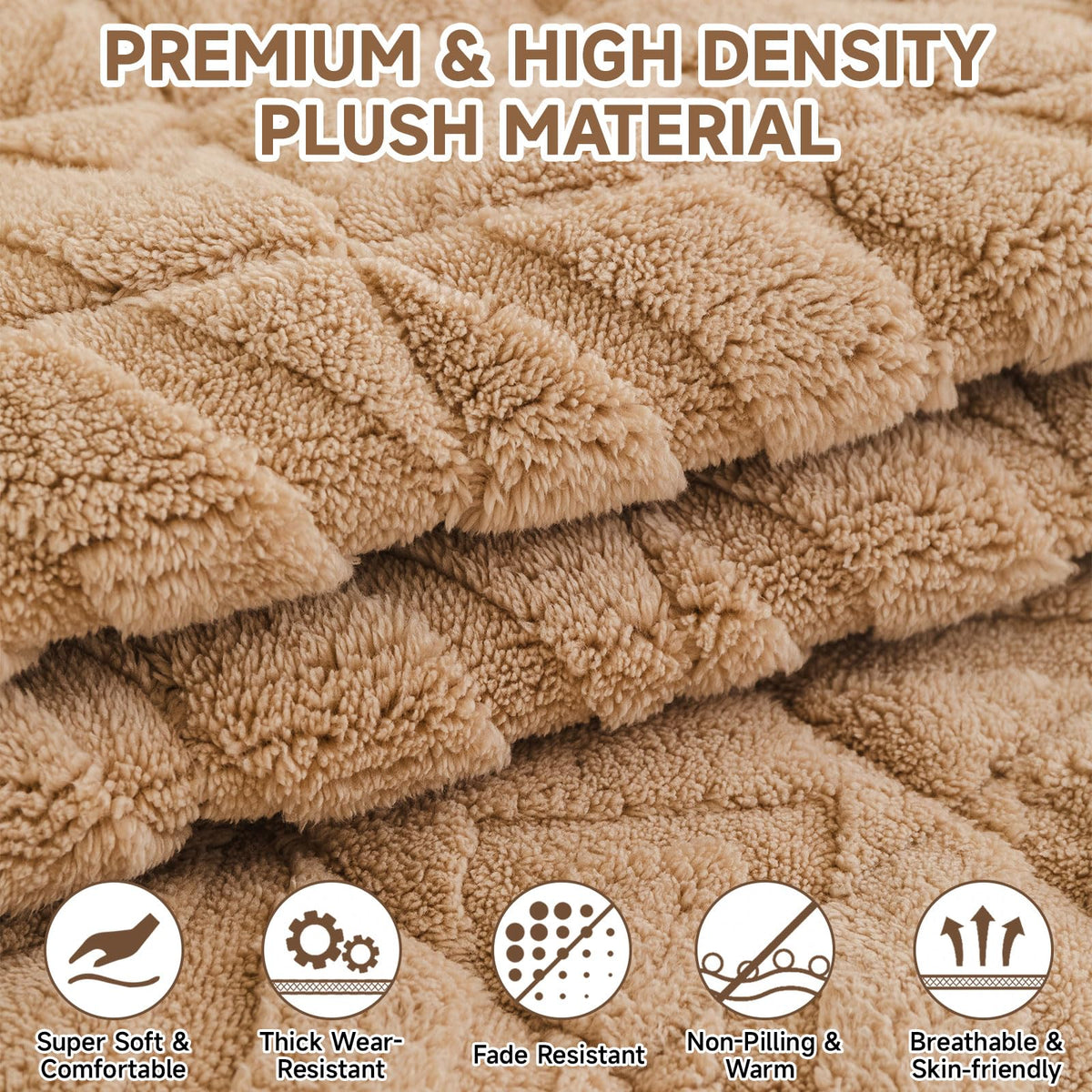 Couch Covers for 3 Cushion Couch Sofa Washable Non Slip Dog Sofa Cover (3 Ounce)
