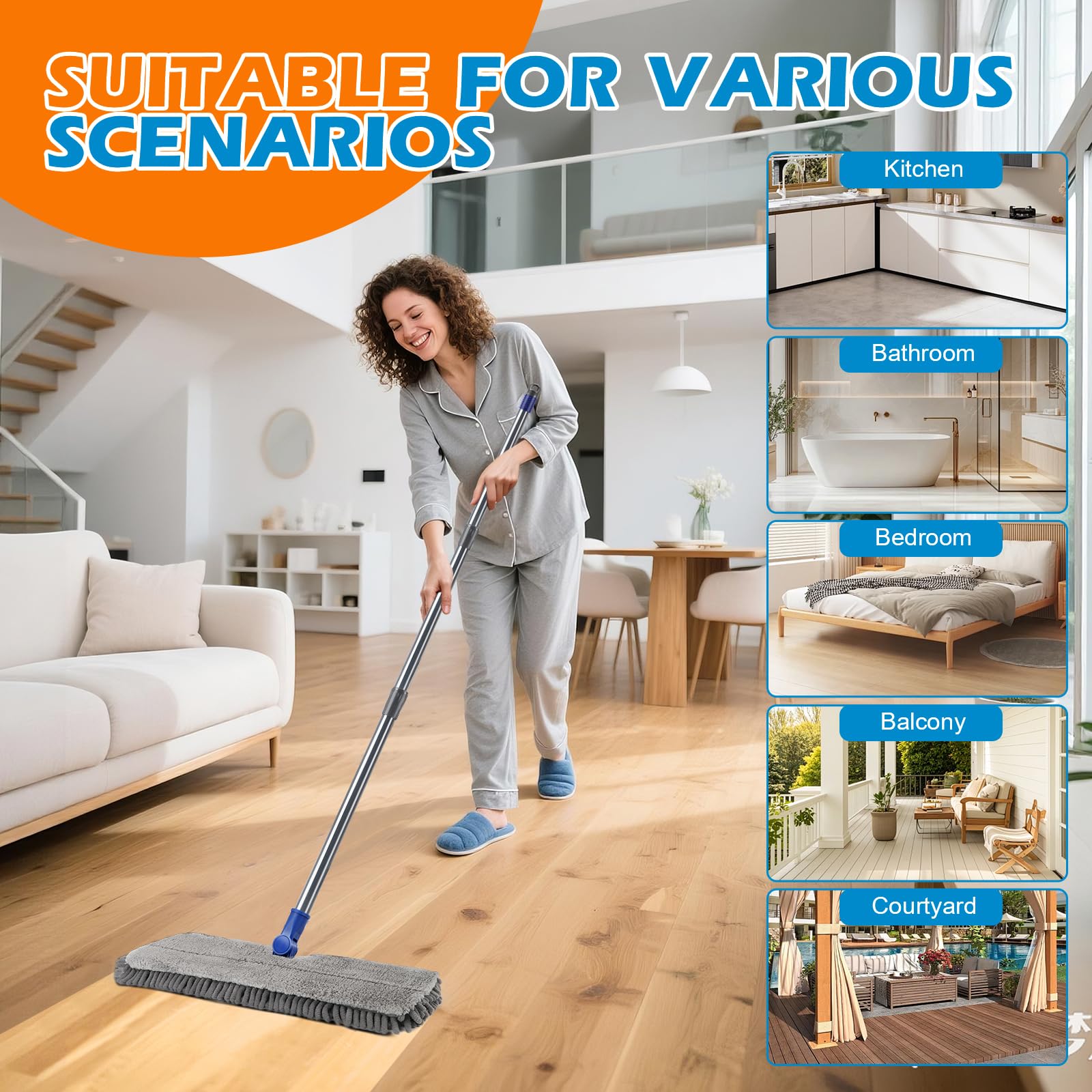 Flip Microfiber Mop - ModHome Supplies