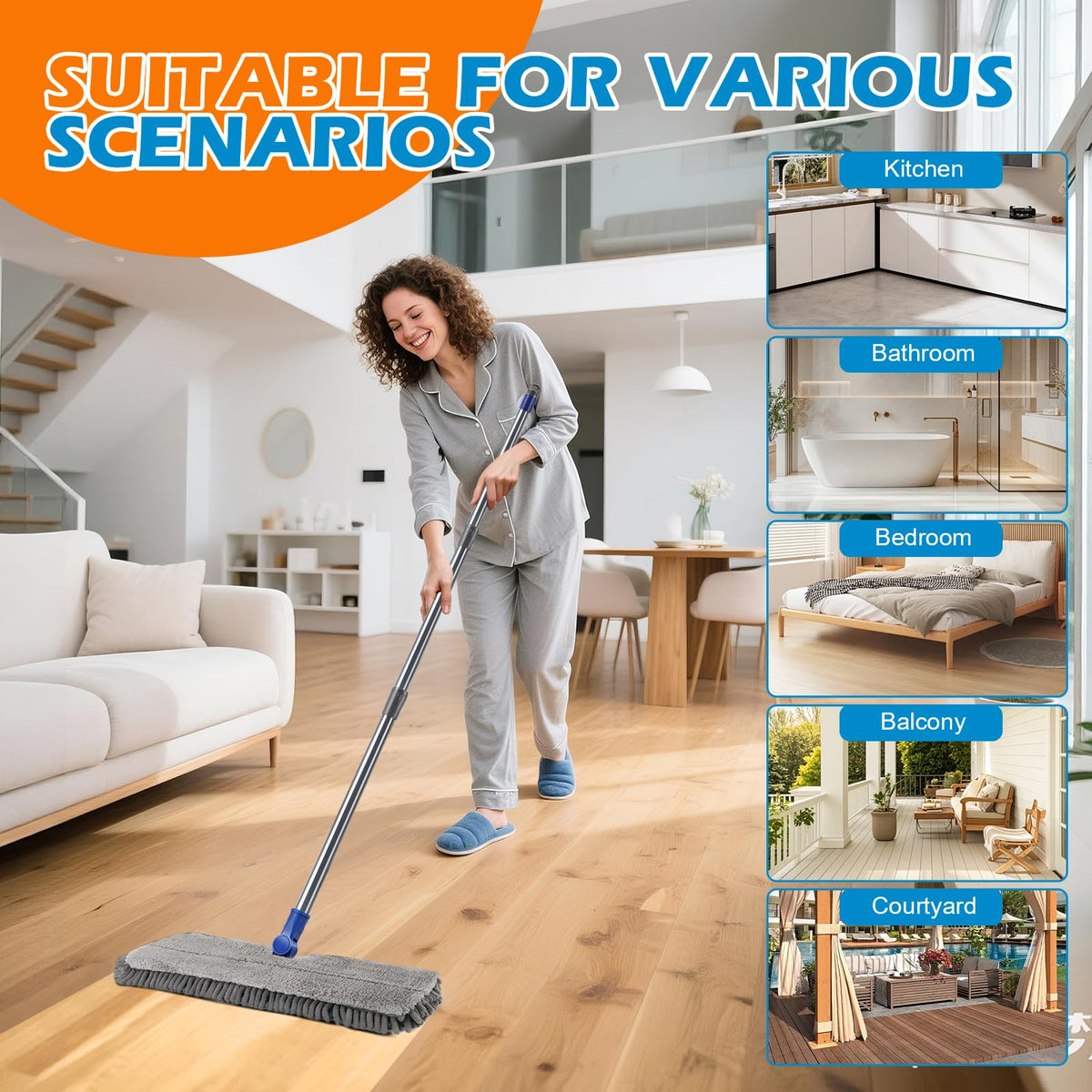Flip Microfiber Mop - ModHome Supplies
