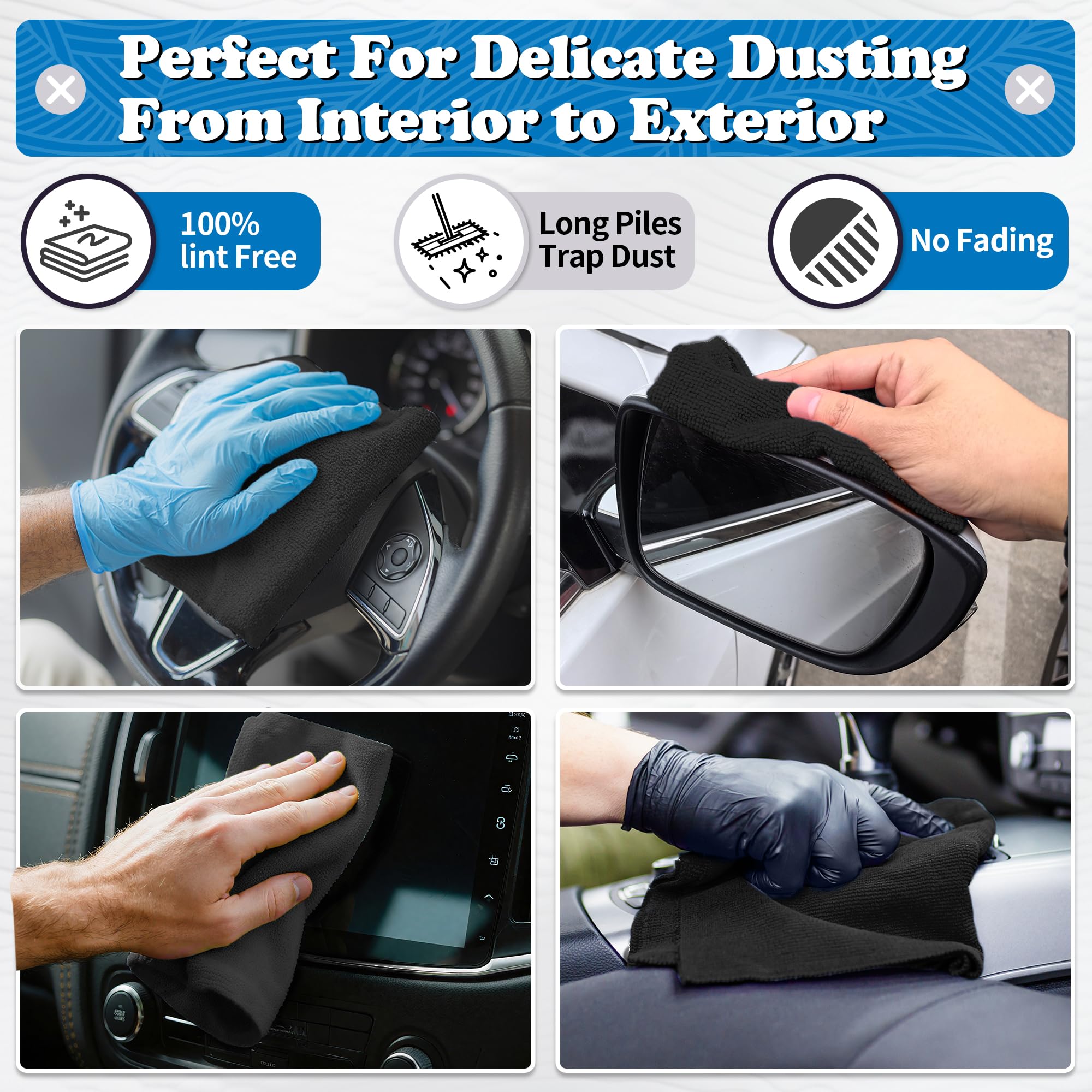 Microfiber Cleaning Cloth (24 Count)
