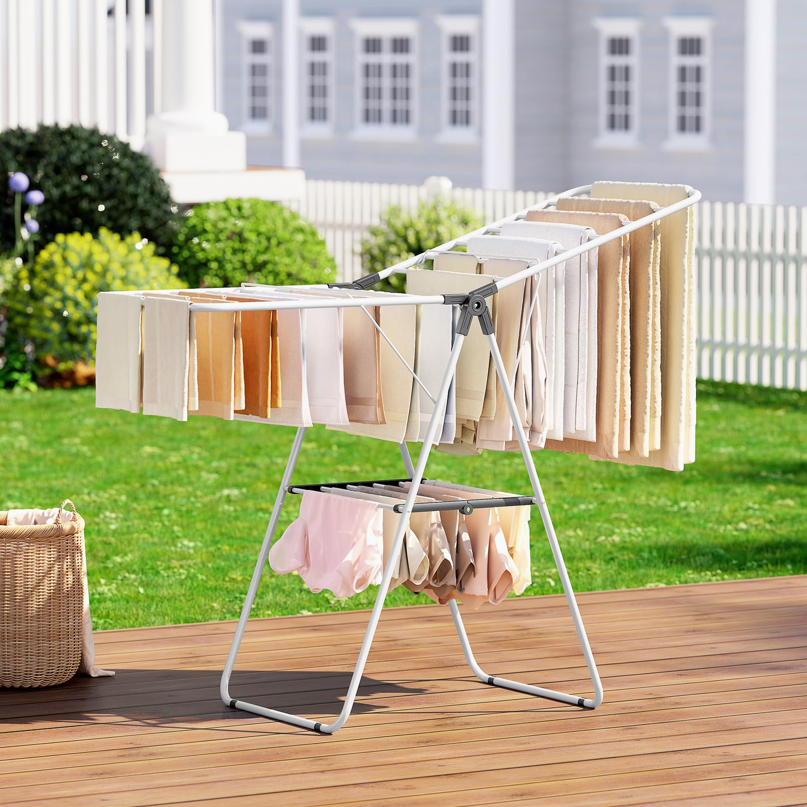 PEXCHASER Foldable Clothes Drying Rack