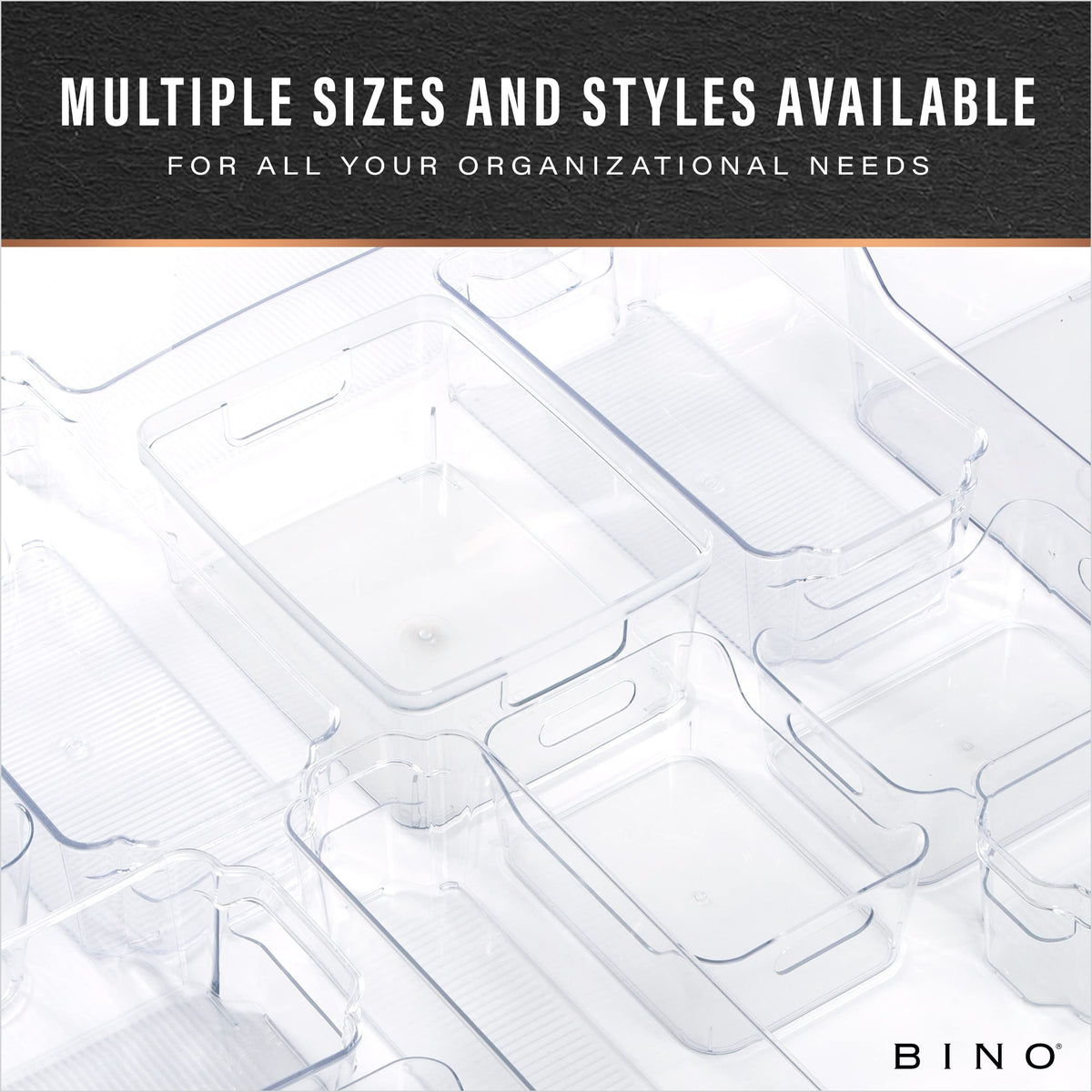 The SOHO Collection Plastic Storage Bins (2 Count)