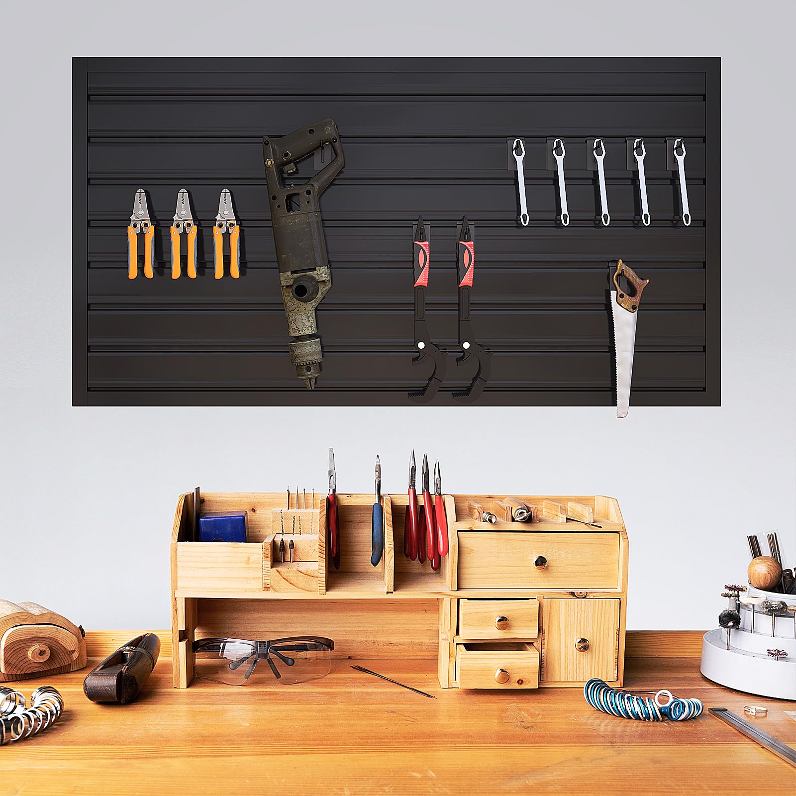 Slatwall Panel Wall Storage Systems
