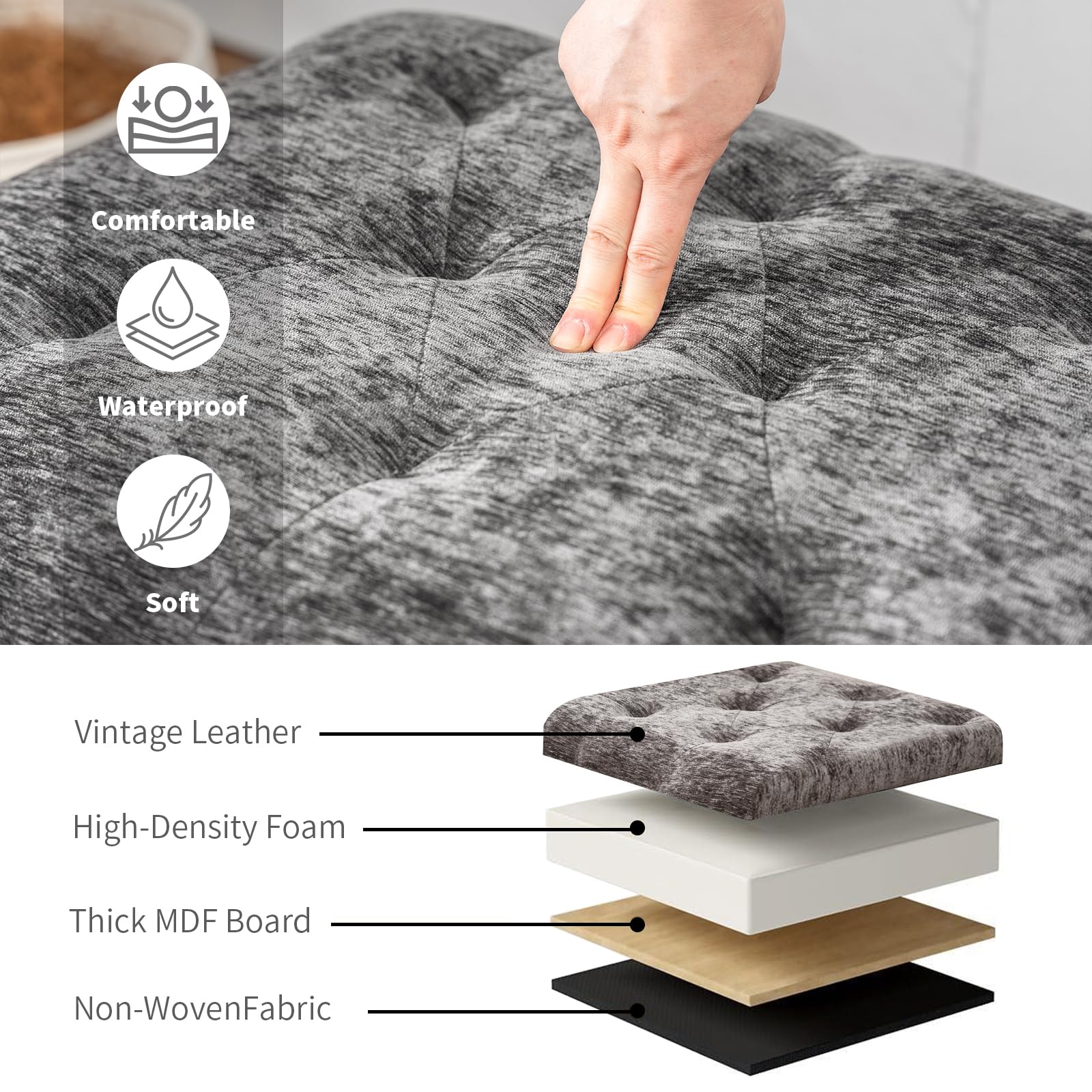Storage Ottoman Bench