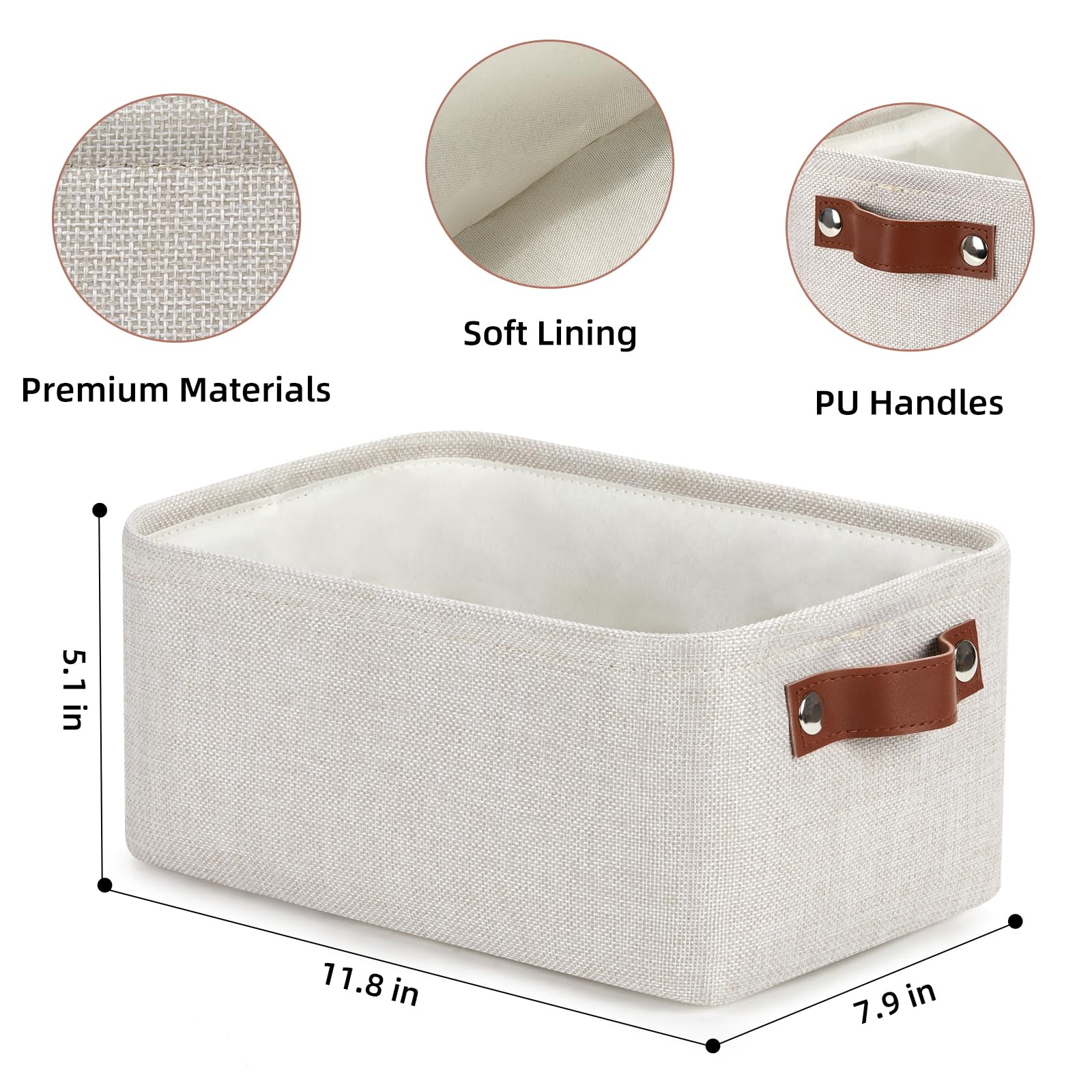 fabric storage baskets (2 Count)
