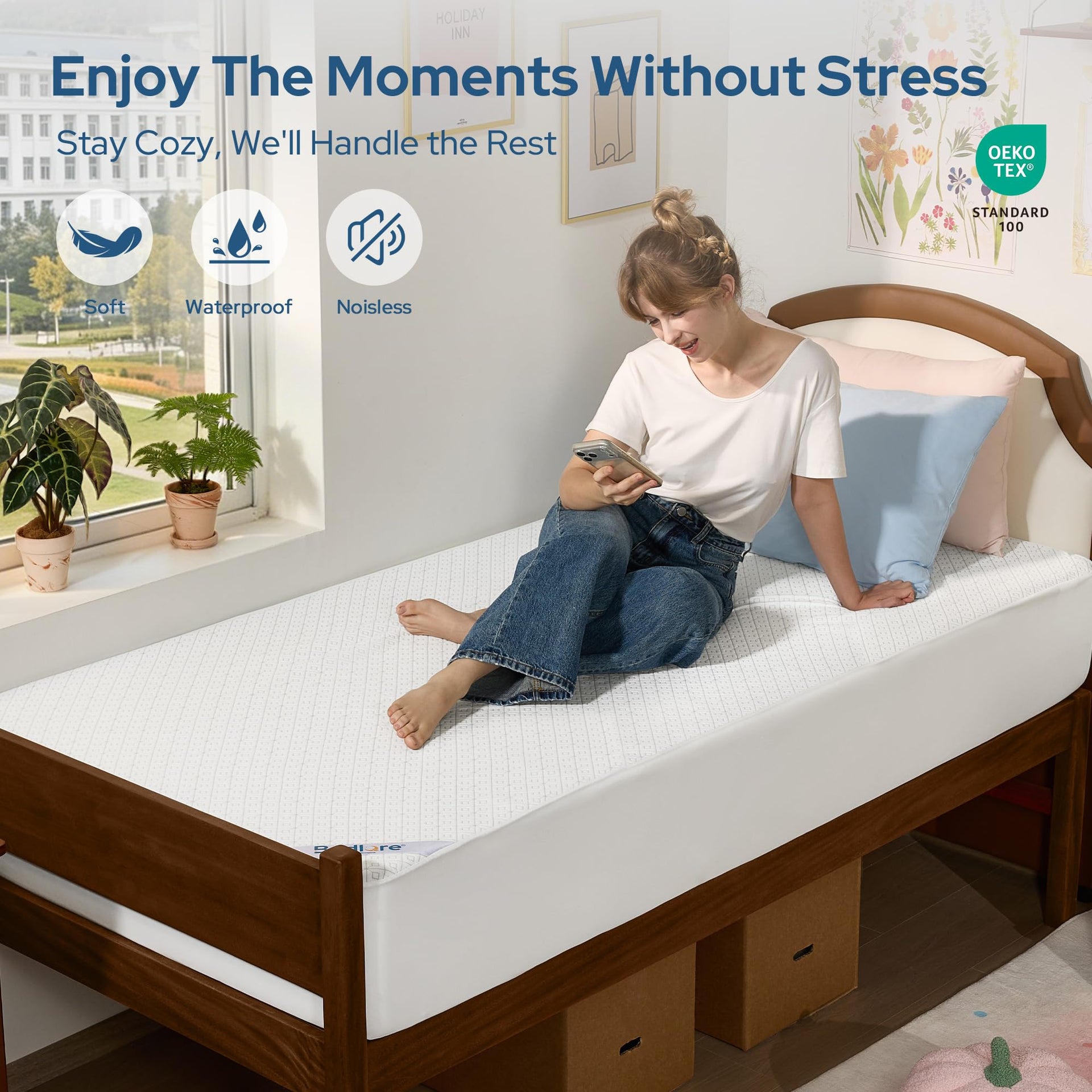 Waterproof Twin XL Mattress Protector