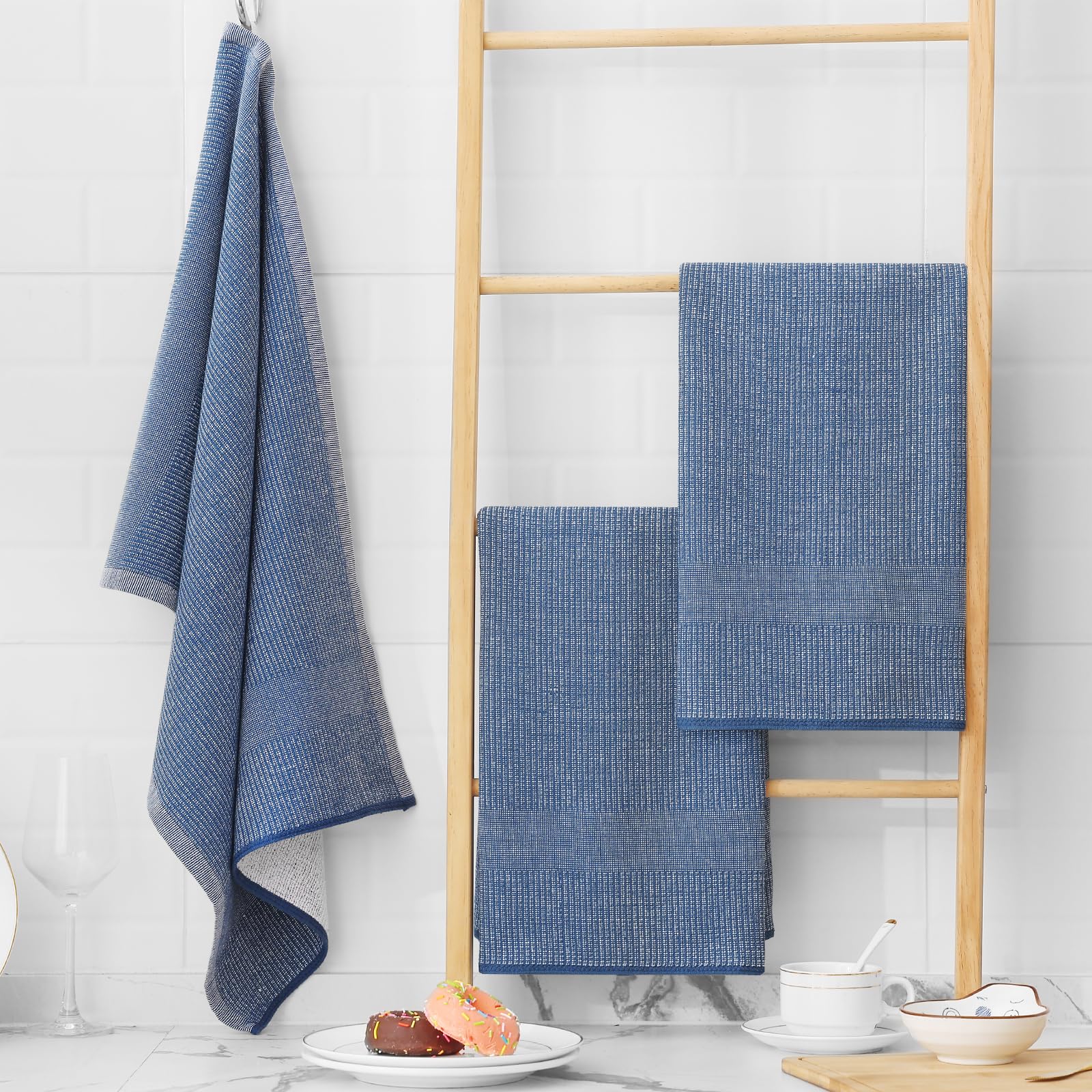 380 GSM Cotton Premium Kitchen Towels 12 Pack (12 Count)