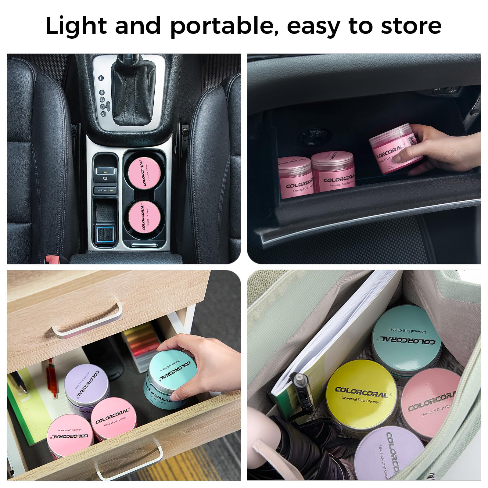 Cleaning Gel for Car Universal Gel Cleaner Auto Detailing Car Vent Keyboard Cleaning Putty Car Interior Cleaner Dashboard Dust Remover Putty Auto Duster Cleaning Kit 160G
