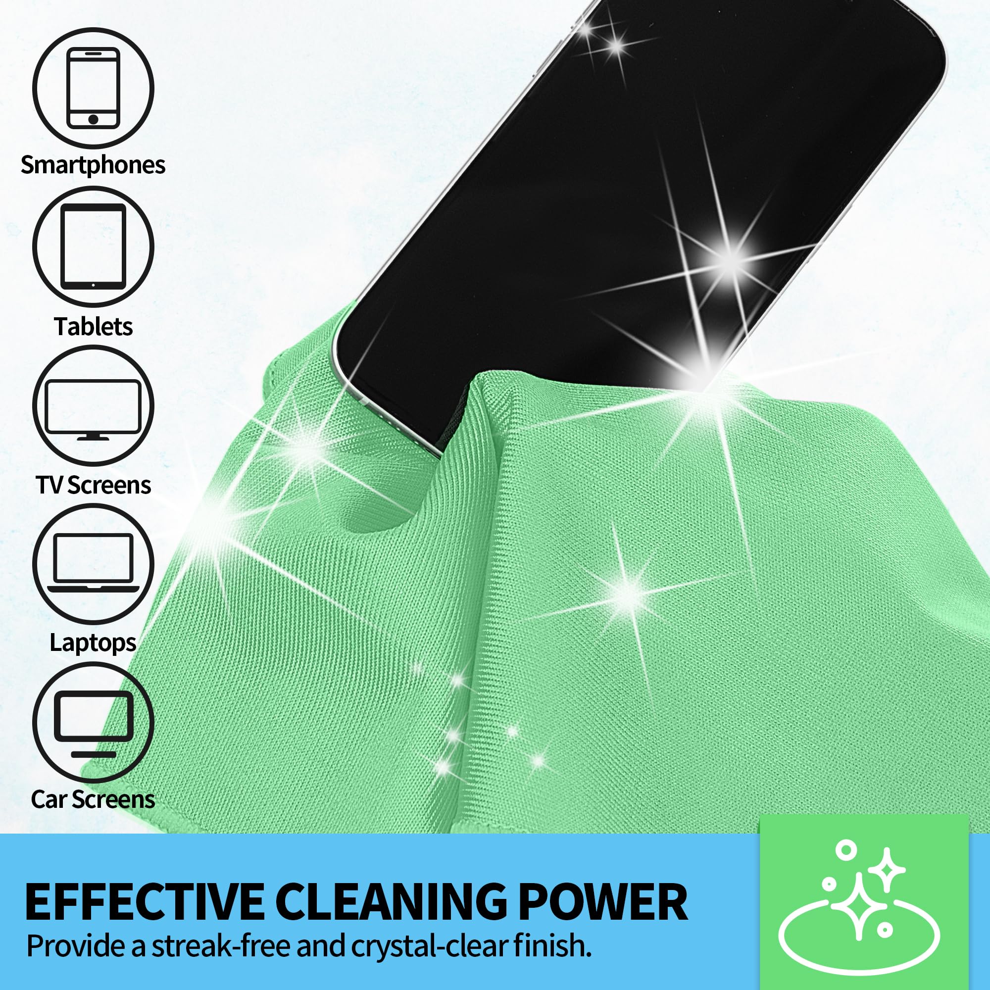 Microfiber Cleaning Cloth (12 Count)