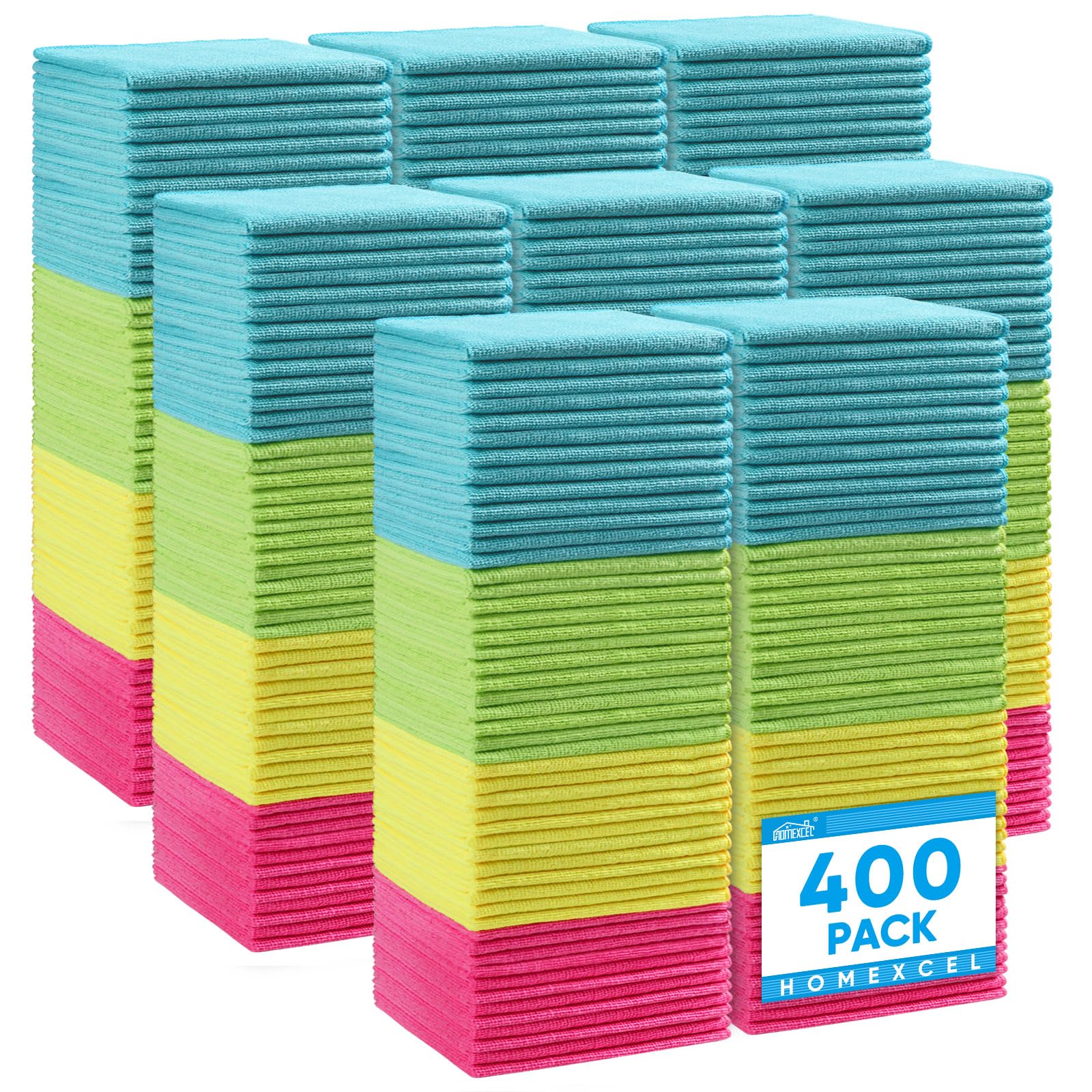 400PK Microfiber Cleaning Cloth (400 Count)