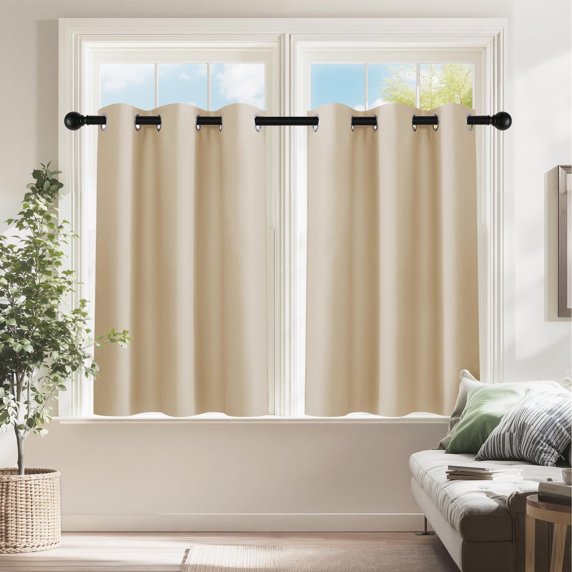 RV Curtains 24 inch Length (2 Count)