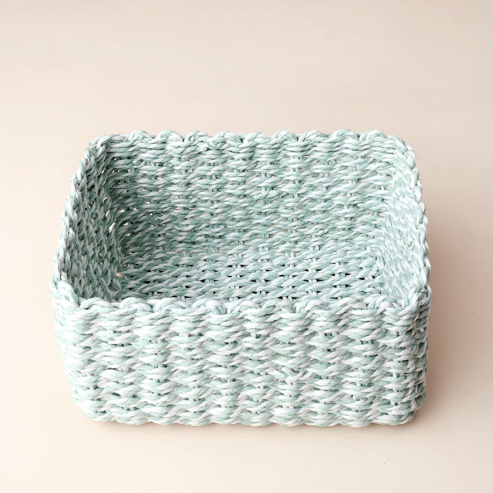 Paper Rope Storage Baskets for Organizing (3 Count)