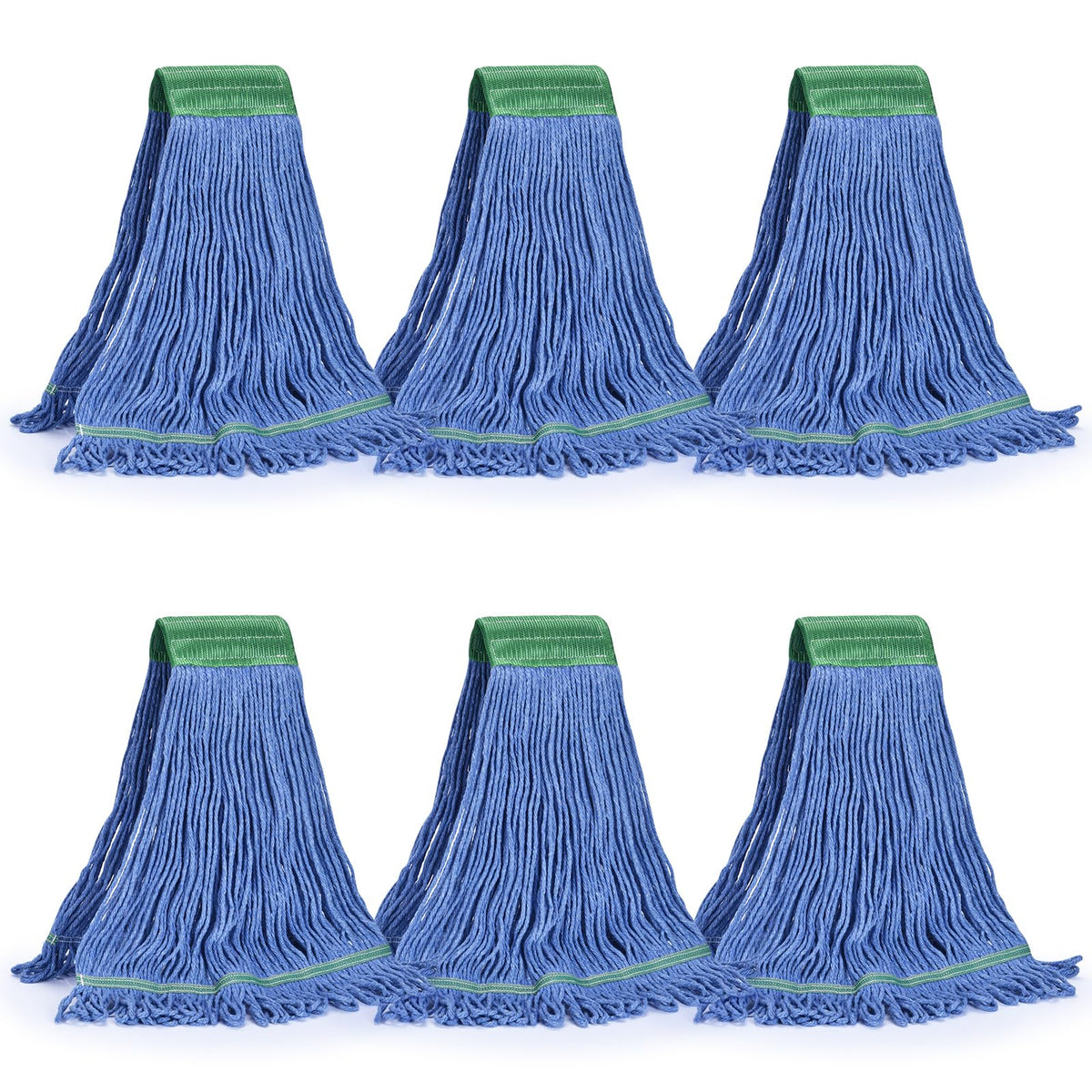 Matthew Cleaning Commercial Mop Head Replacement (6 Count)