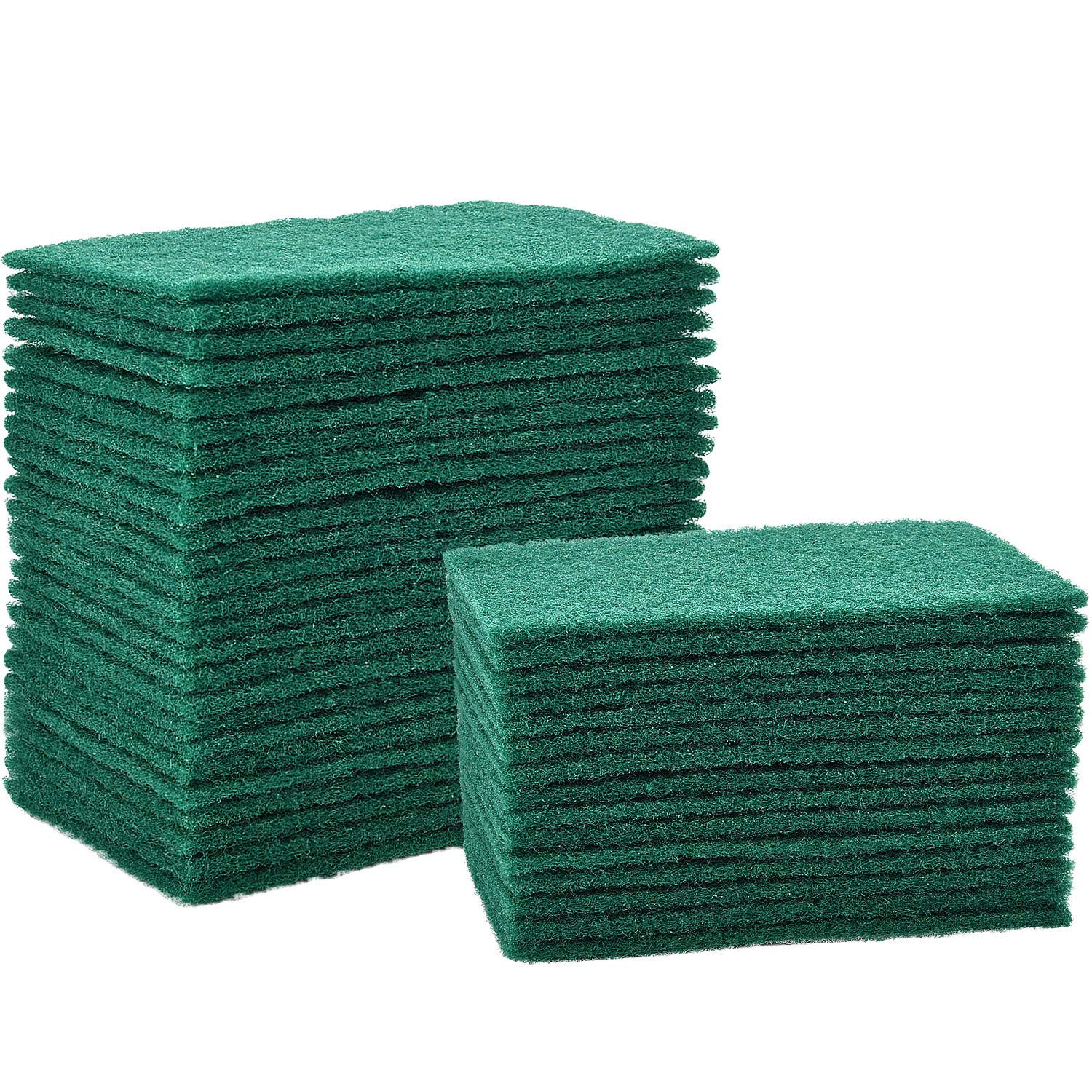 40 Pieces Scrub Pads Scouring Pads Sponge Dish Scrubber Scouring Cleaning Non Scratch for Kitchen Dishes Cleaning (40 Count)