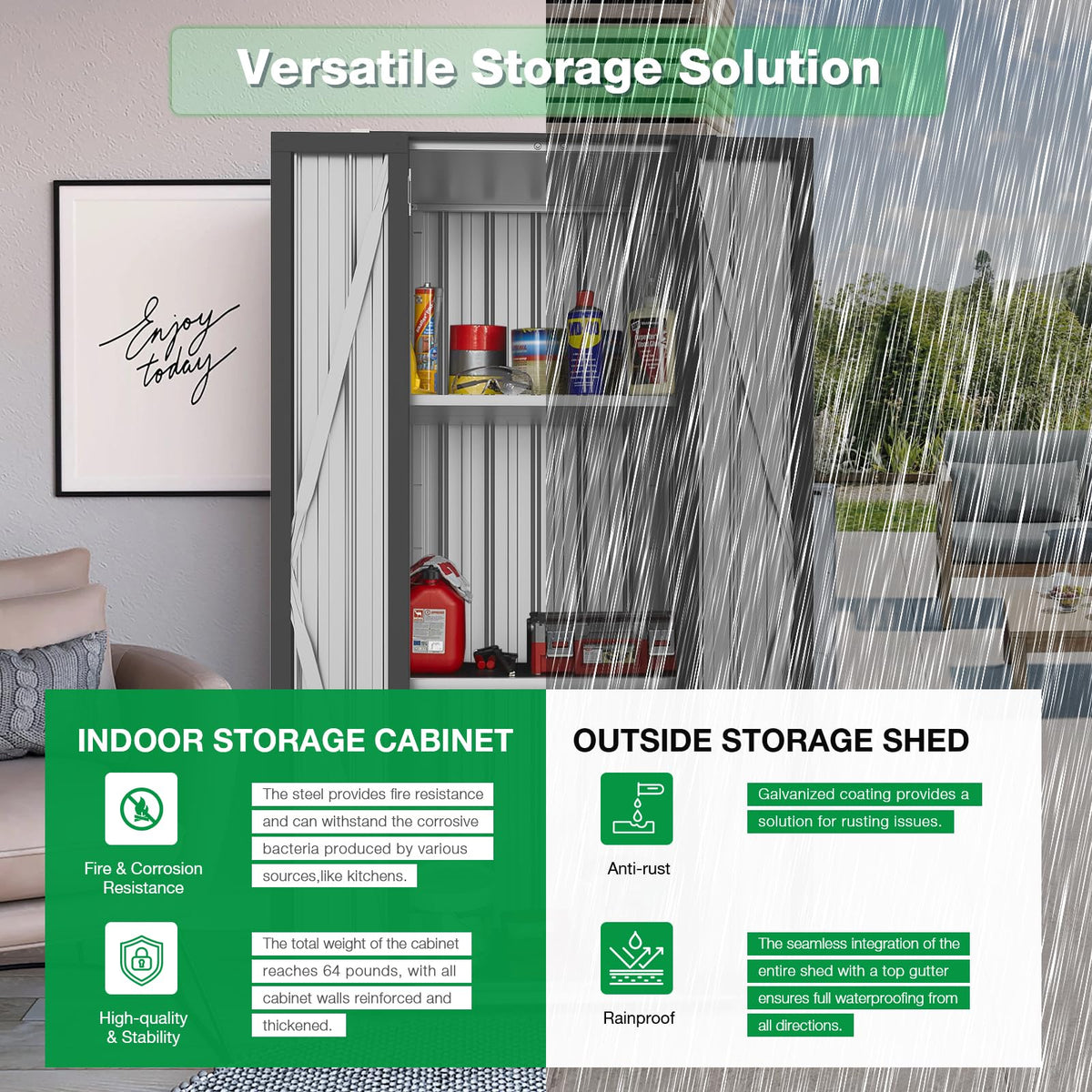 Outdoor Storage Cabinet