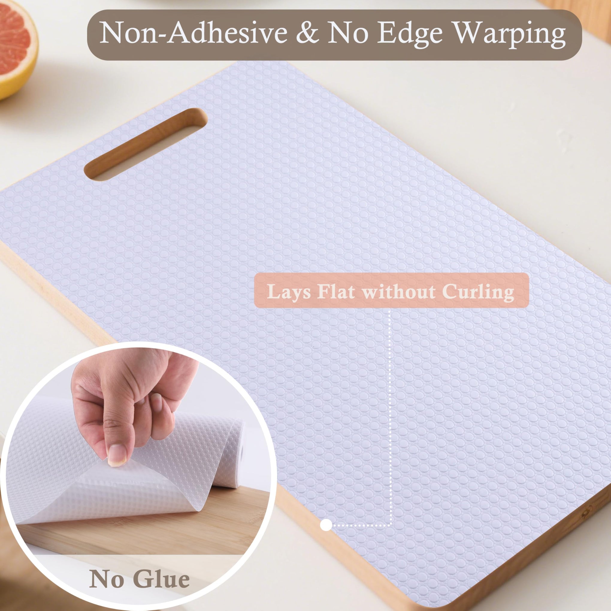 Cabinet Shelf Liner 11 Inch Wide X 20 Ft Non (220 sq in)