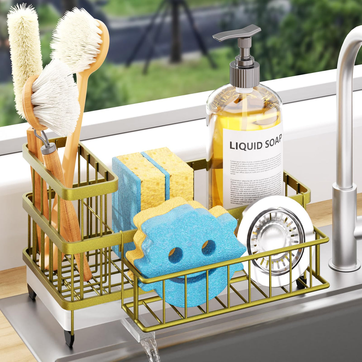 Sponge Holder for Kitchen Sink