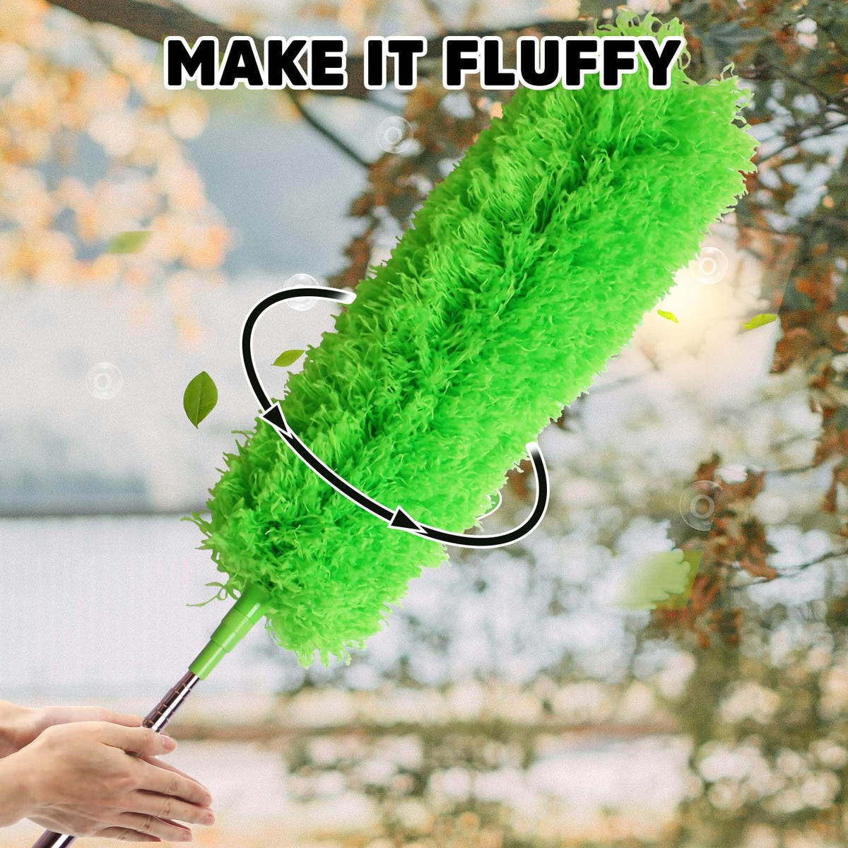 Cobweb Duster with Extension Pole (4 Count)