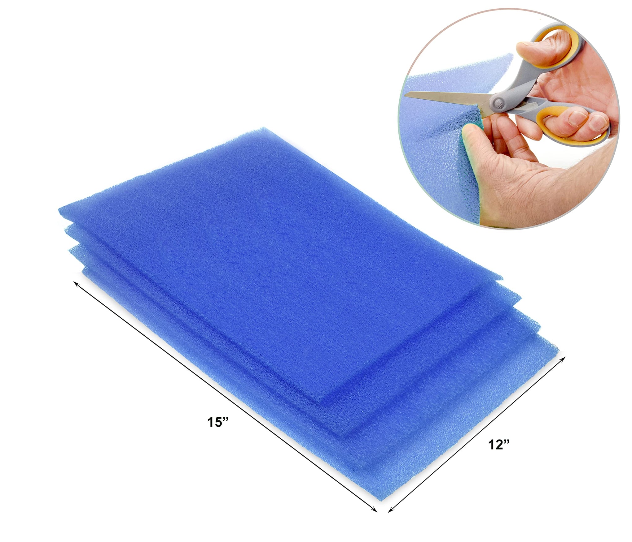 Fruit & Veggie Life Extender Liner for Fridge Refrigerator Drawers (5 Sq Ft)