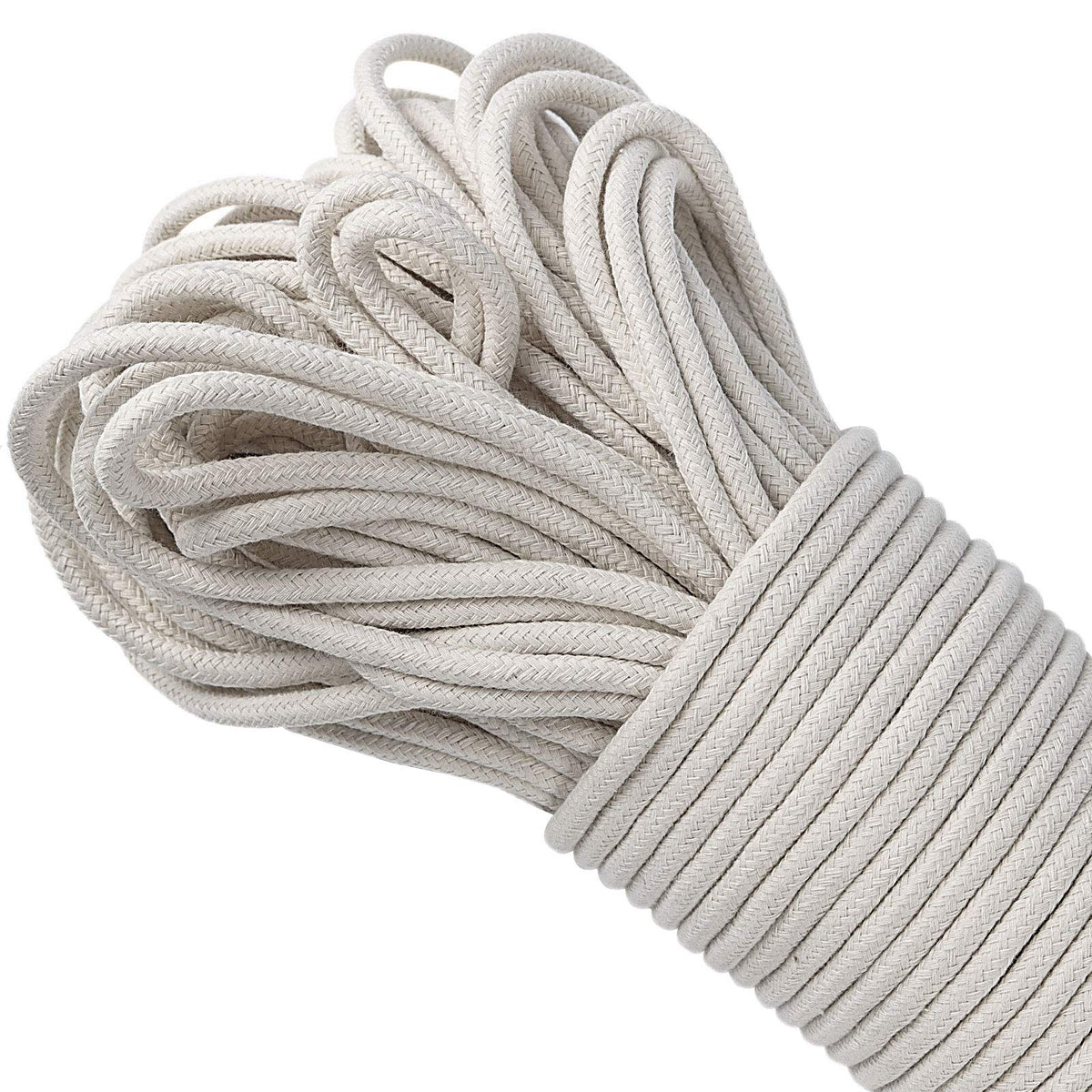 164 Feet 1 4 Inch White Natural Cotton Rope (164.0417 Foot)