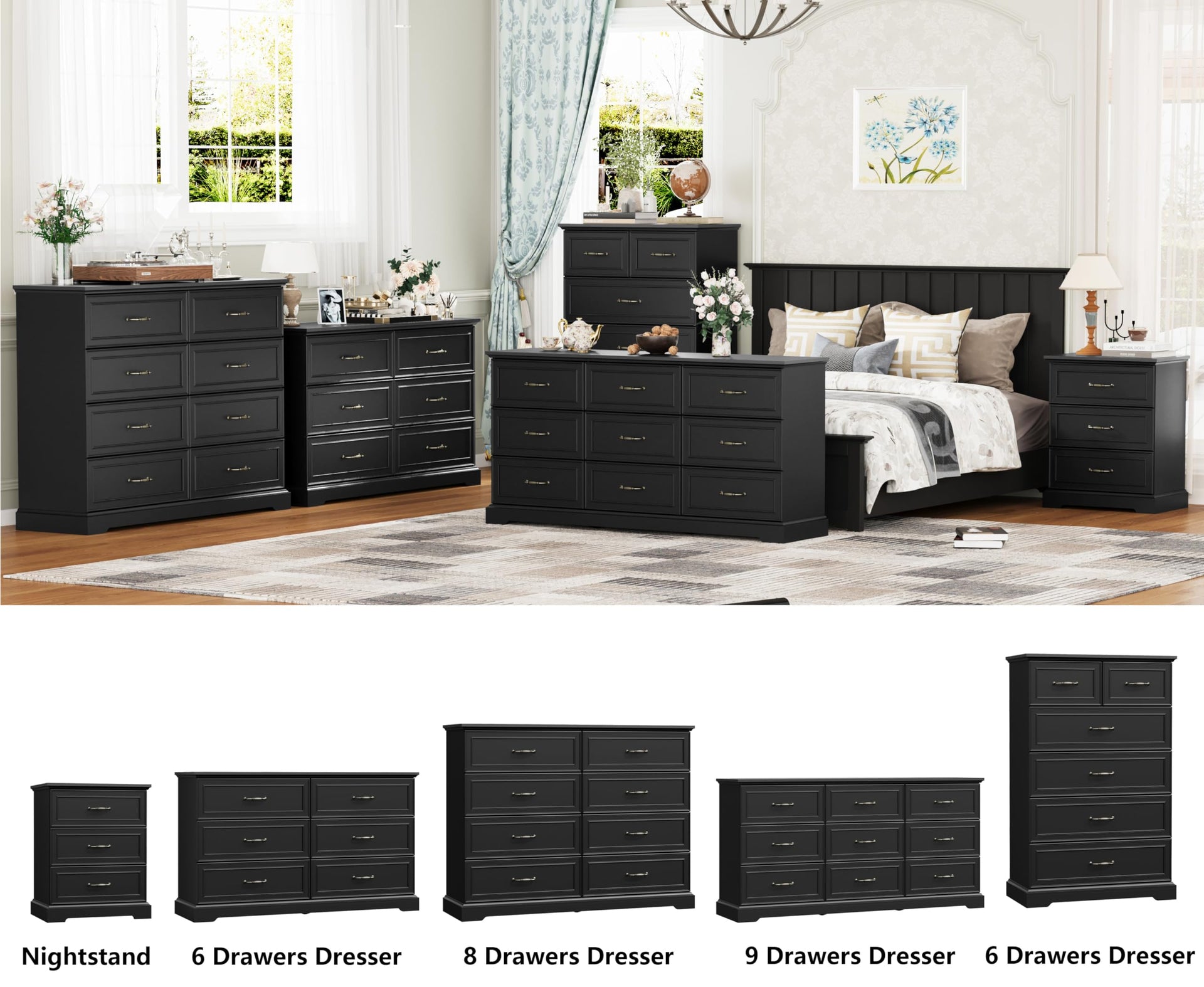 6 Drawer Dresser for Bedroom