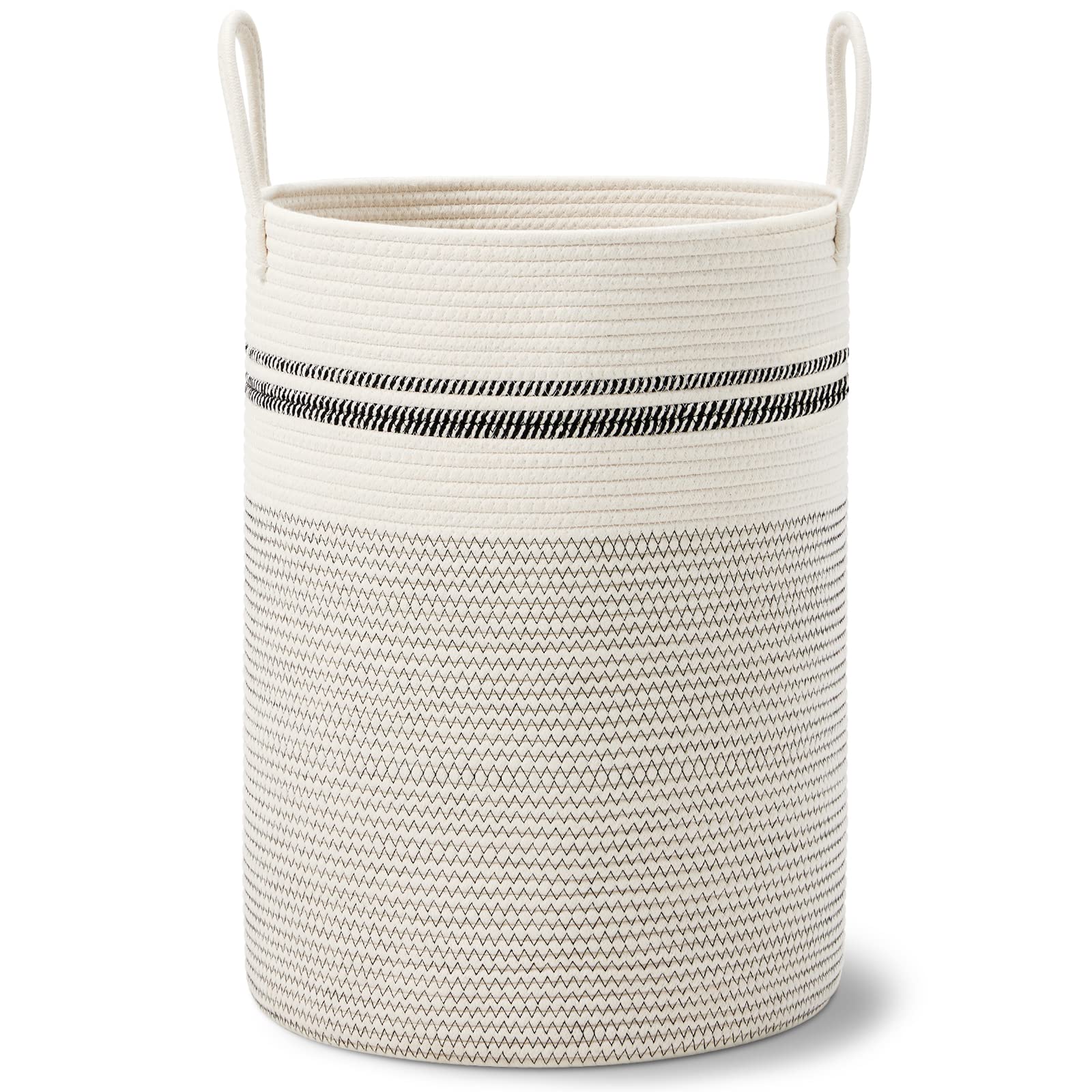 100L Extra Large Woven Laundry Basket Hamper