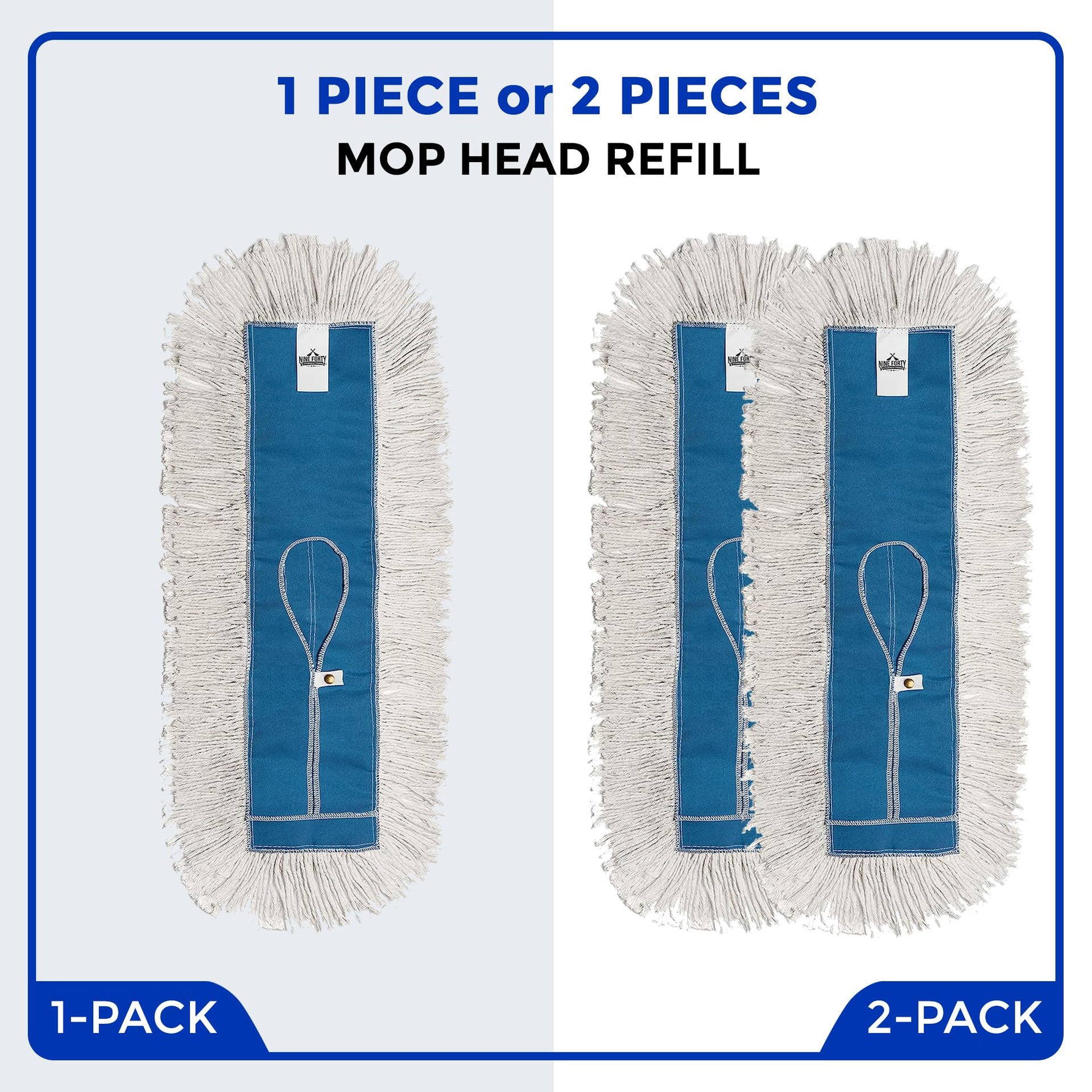 Industrial Grade 36x5 Cotton Dust Mop Head Refills - ModHome Supplies