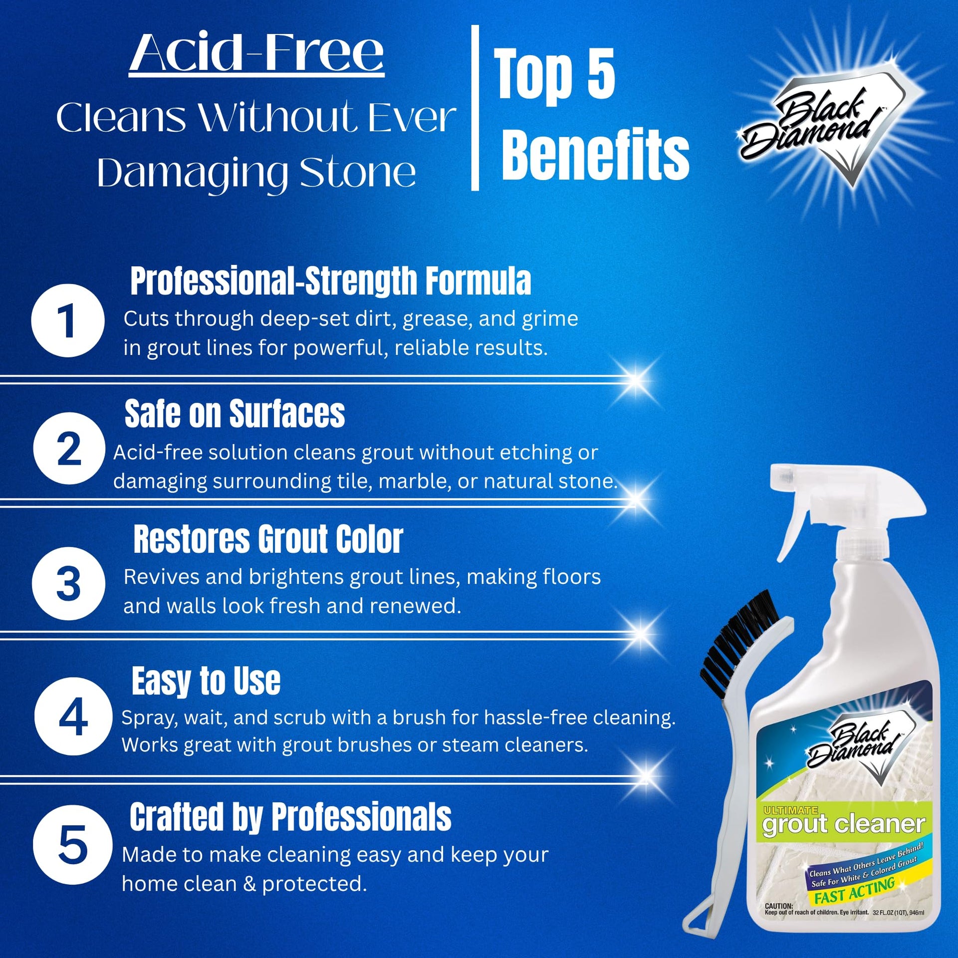 Ultimate Grout Cleaner for Tile & Grout (32 Fl Oz)