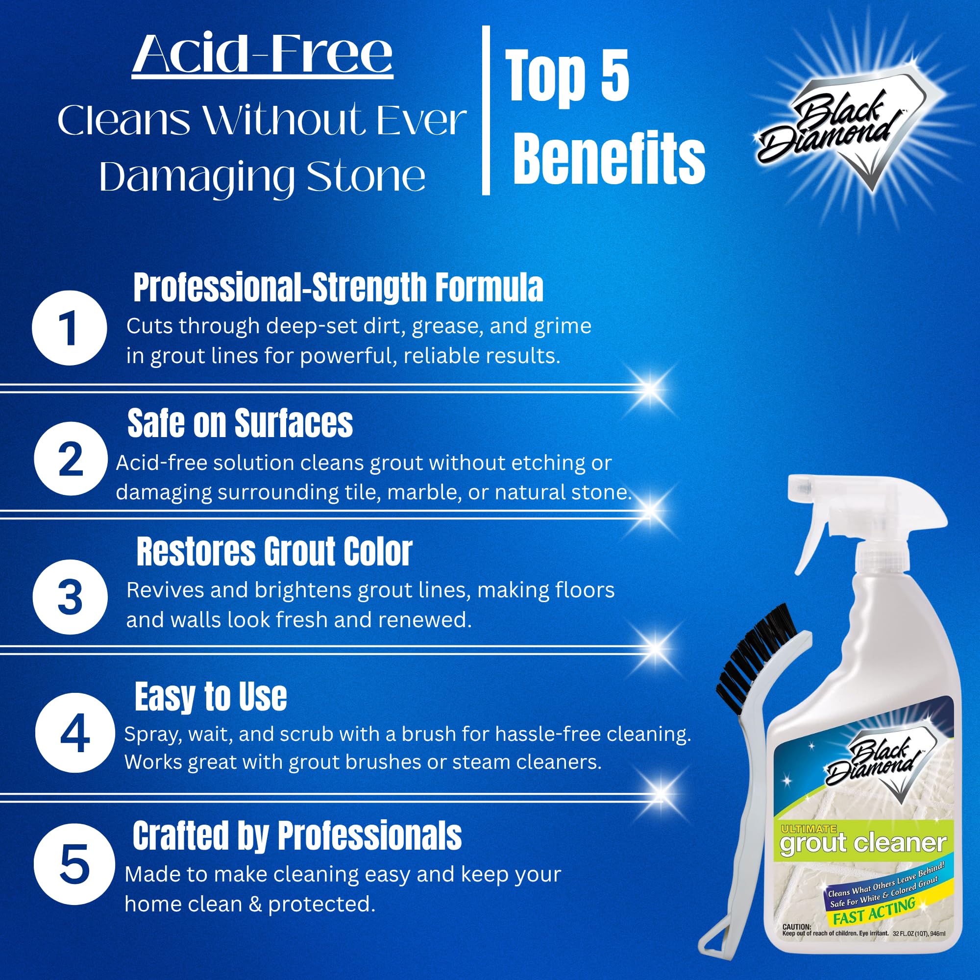 Ultimate Grout Cleaner for Tile & Grout (32 Fl Oz)