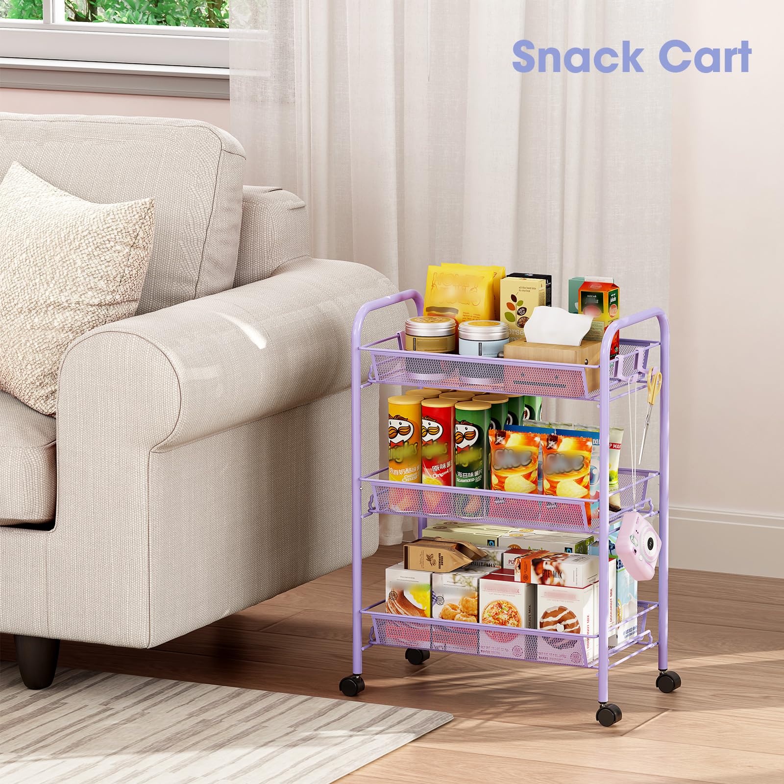 3 Tier Rolling Cart