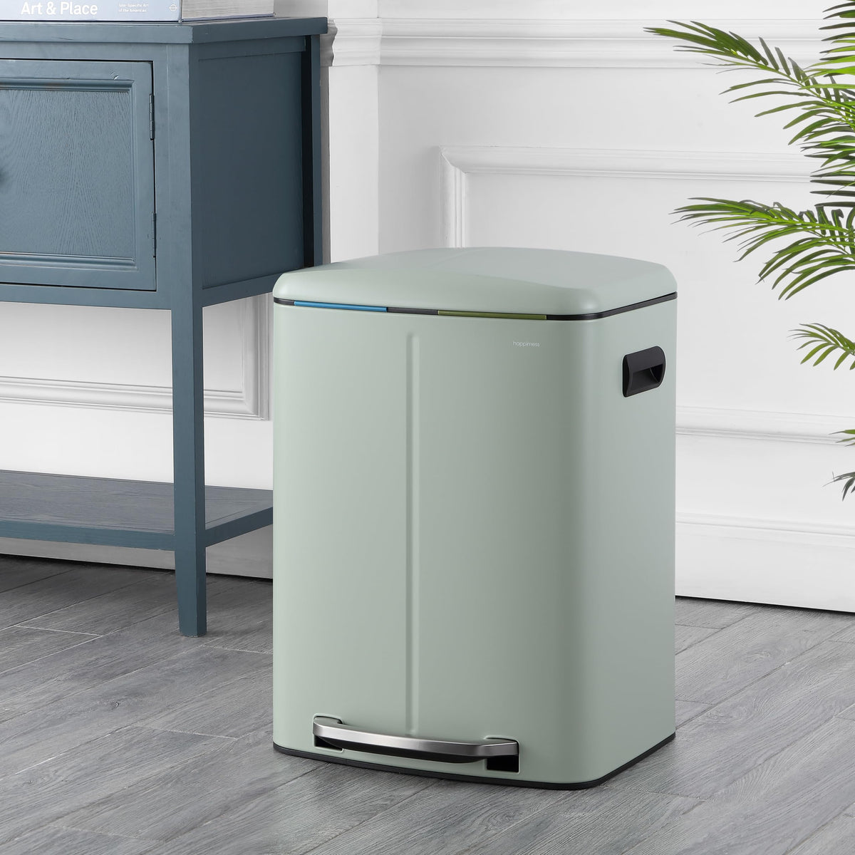 Marco 10.6 Gal Double Bucket Step Trash Can
