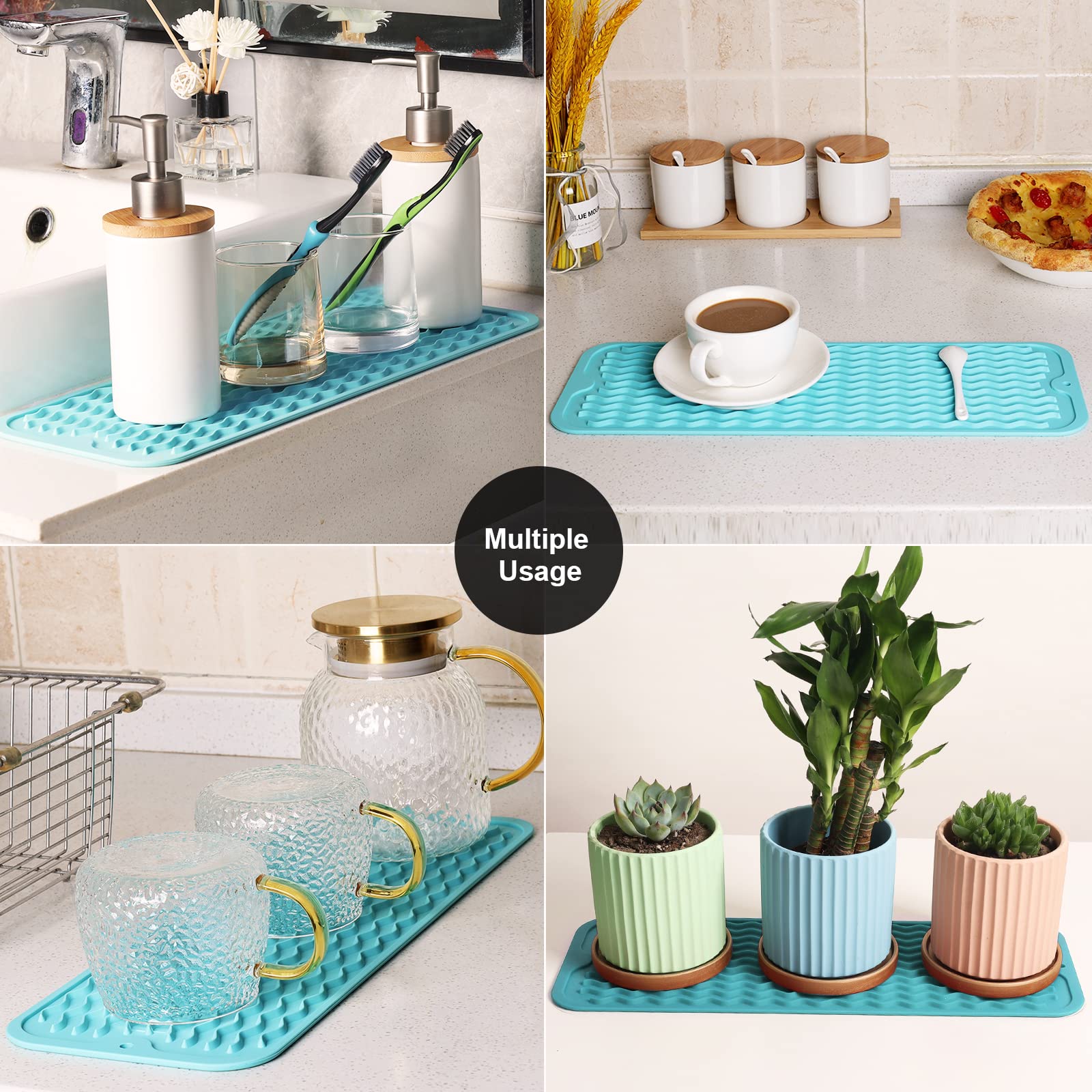 Small Dish Drying Mat for Kitchen Counter