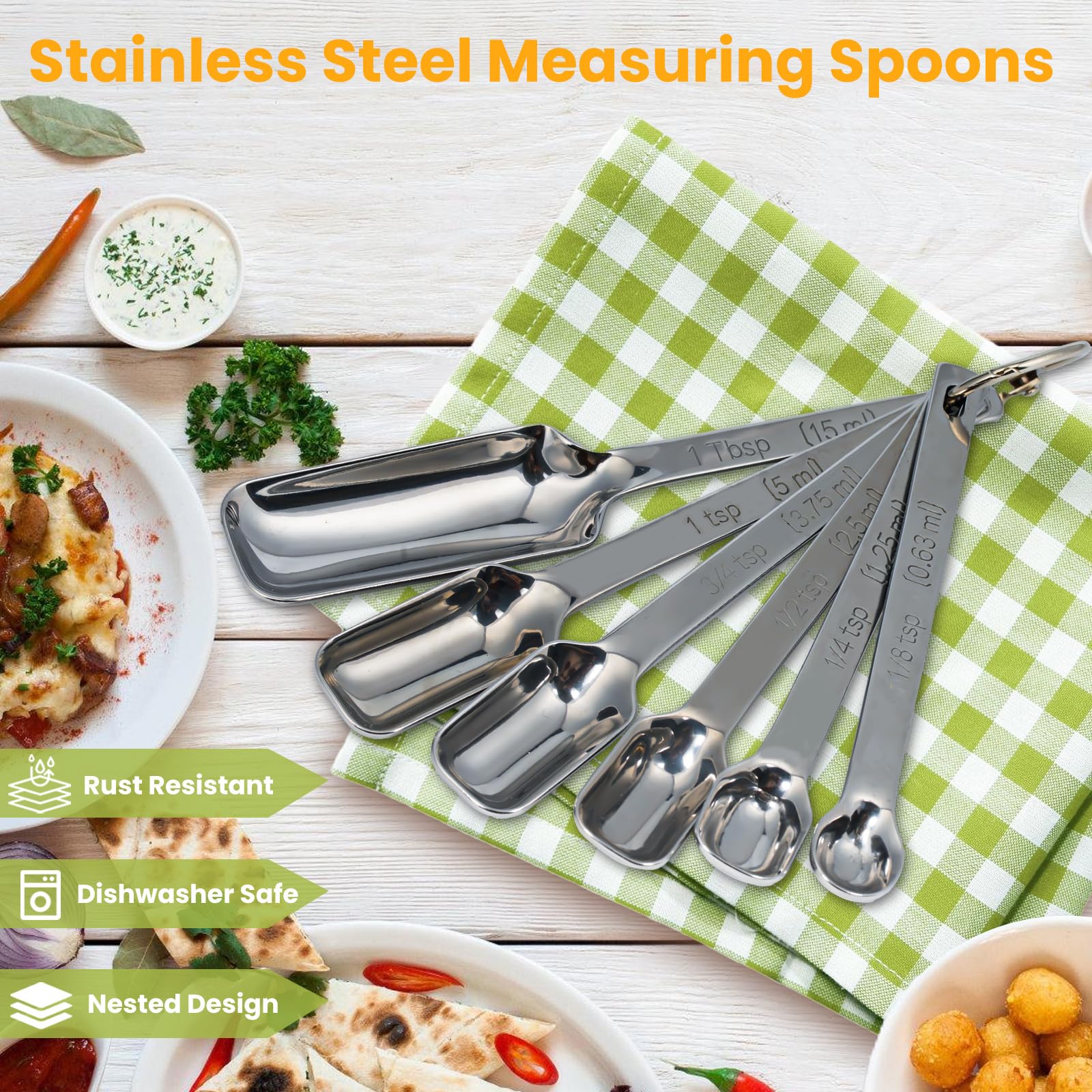 Stainless Steel Measuring Spoons Set of 11 (11 Count)