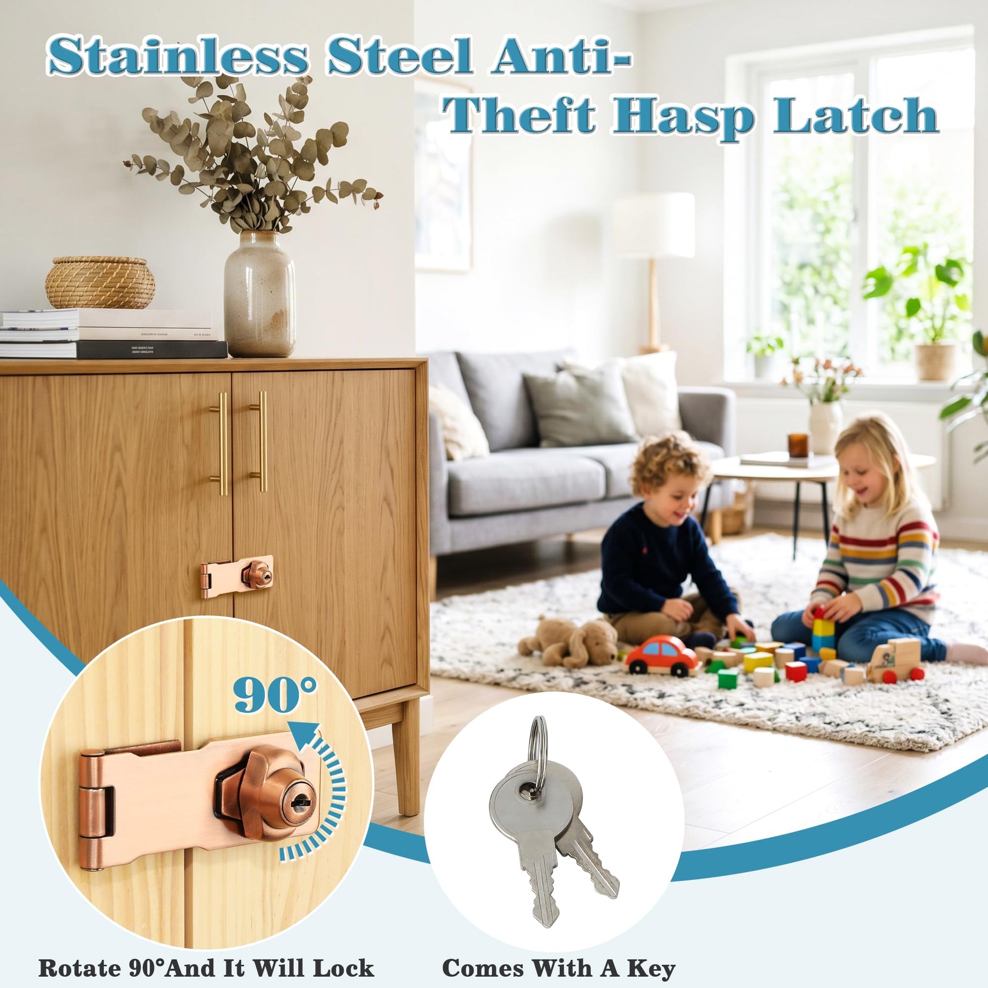 Keyed Hasp Latch