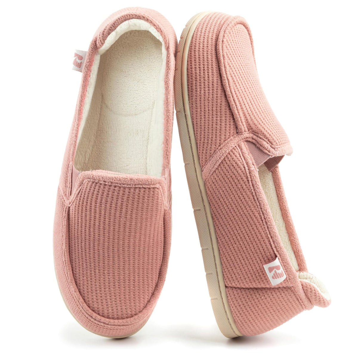 Women's Two Tone Hoodback Slipper with Removable Insole