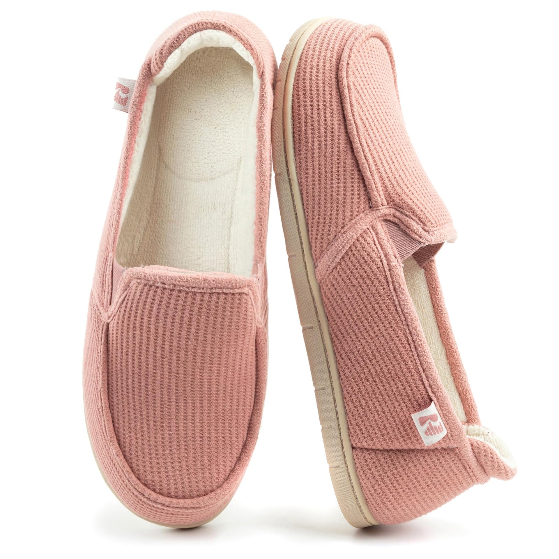 Women's Two Tone Hoodback Slipper with Removable Insole