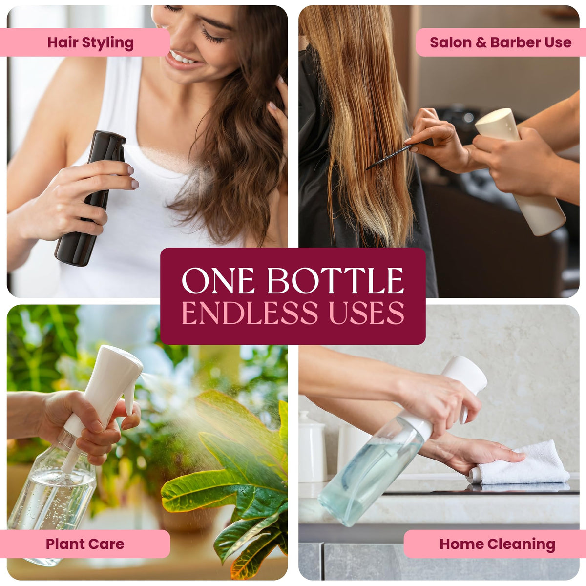 Continuous Spray Bottle for Hair