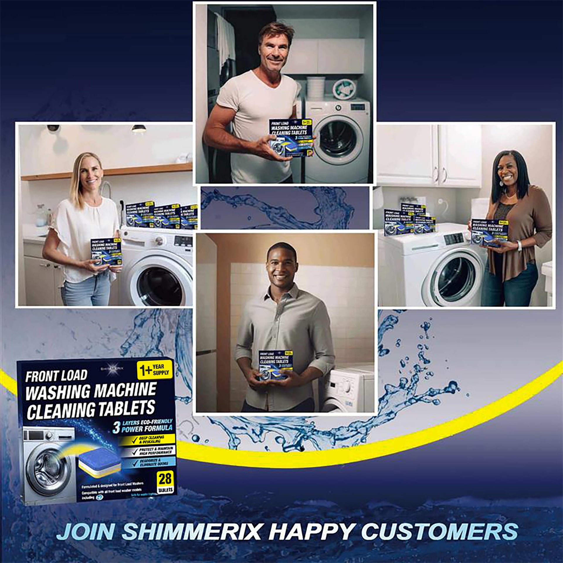 Washing Machine Cleaner Descaler (28 Count)