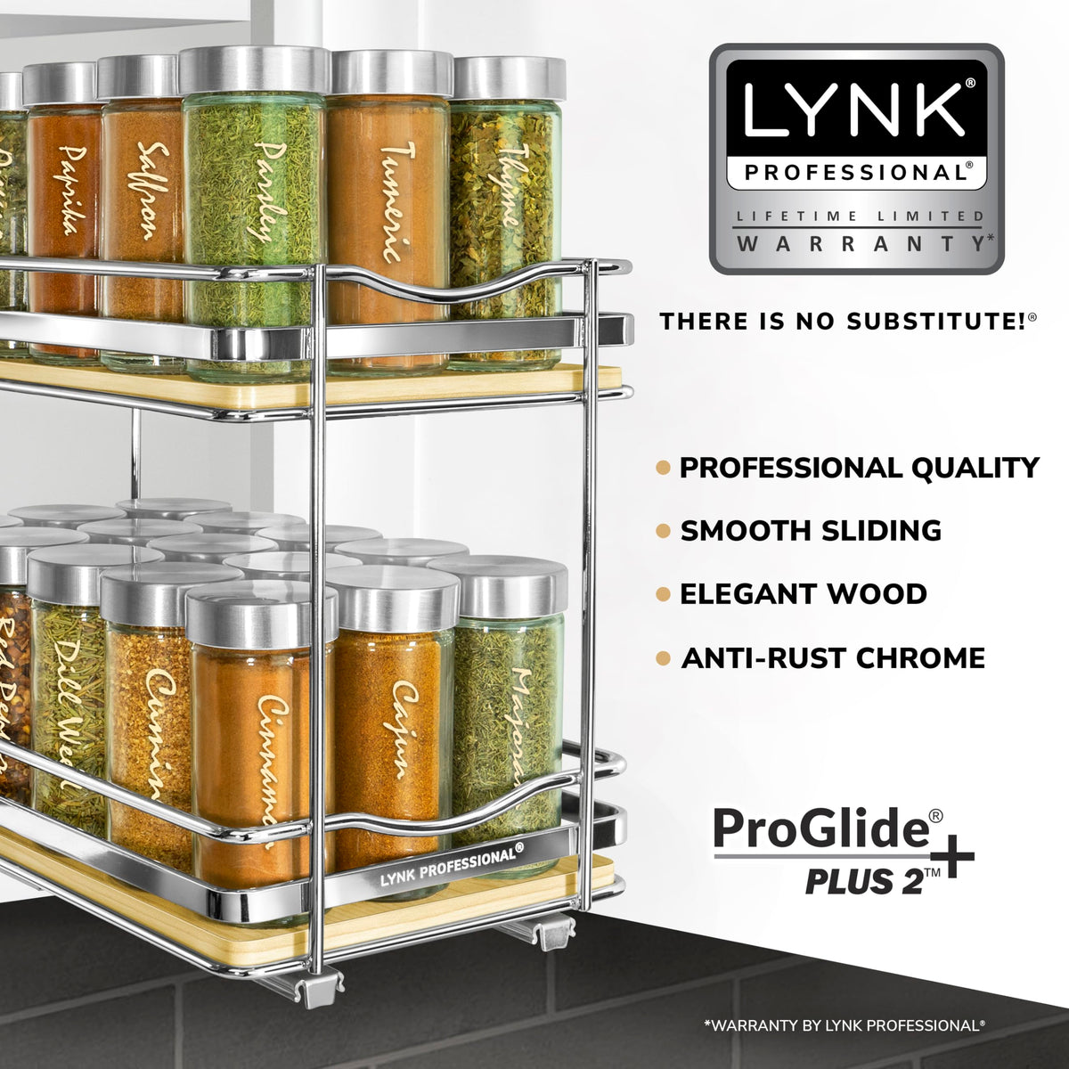 lite™ Pull Out Spice Organization for Cabinets