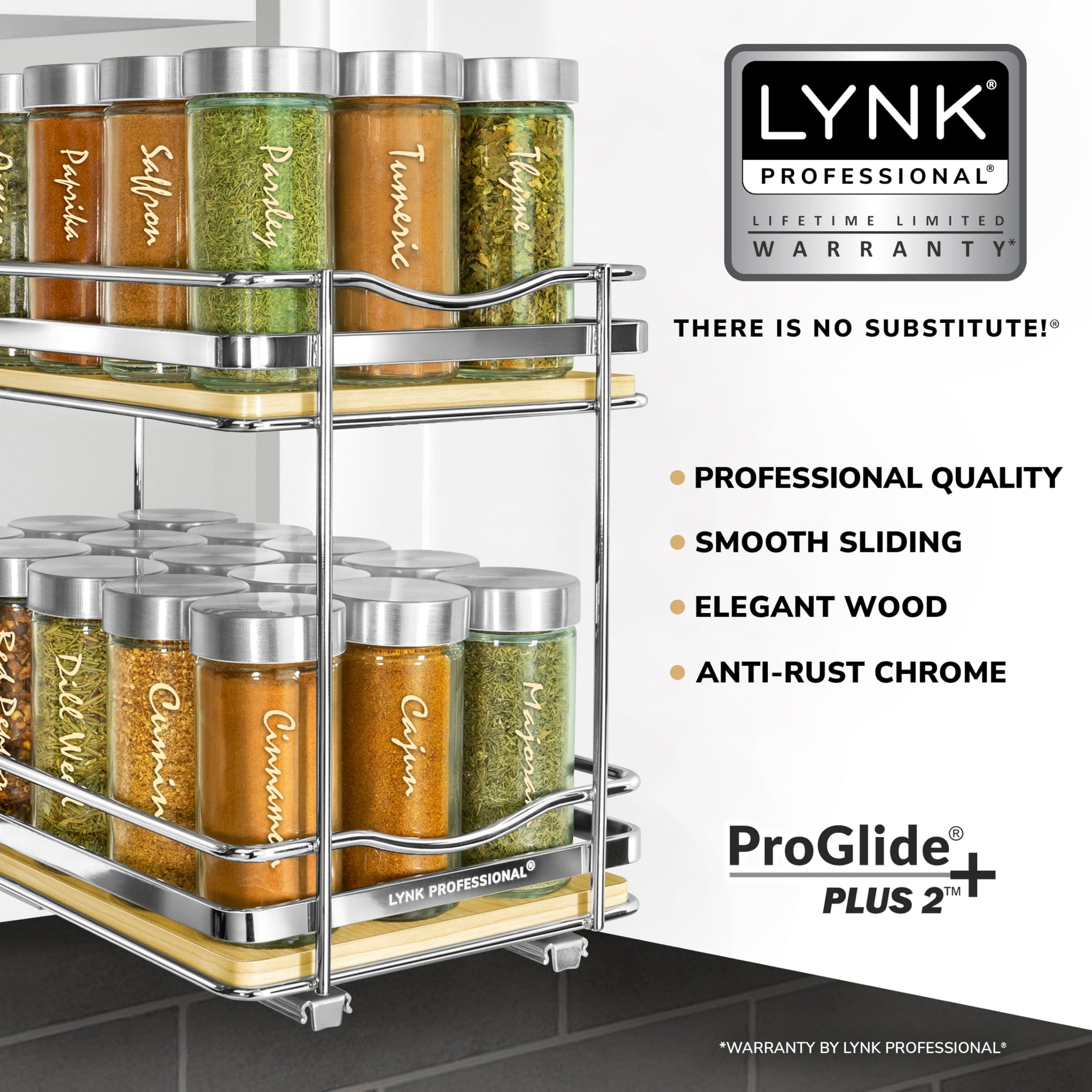 lite™ Pull Out Spice Organization for Cabinets